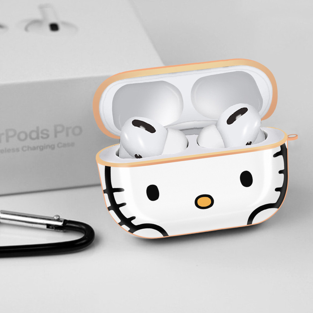 Hello Kitty ハローキティ 【AirPods Pro用】ハードシェル保護ケース｜耐衝撃・防指紋・カラビナ付き商品仕様