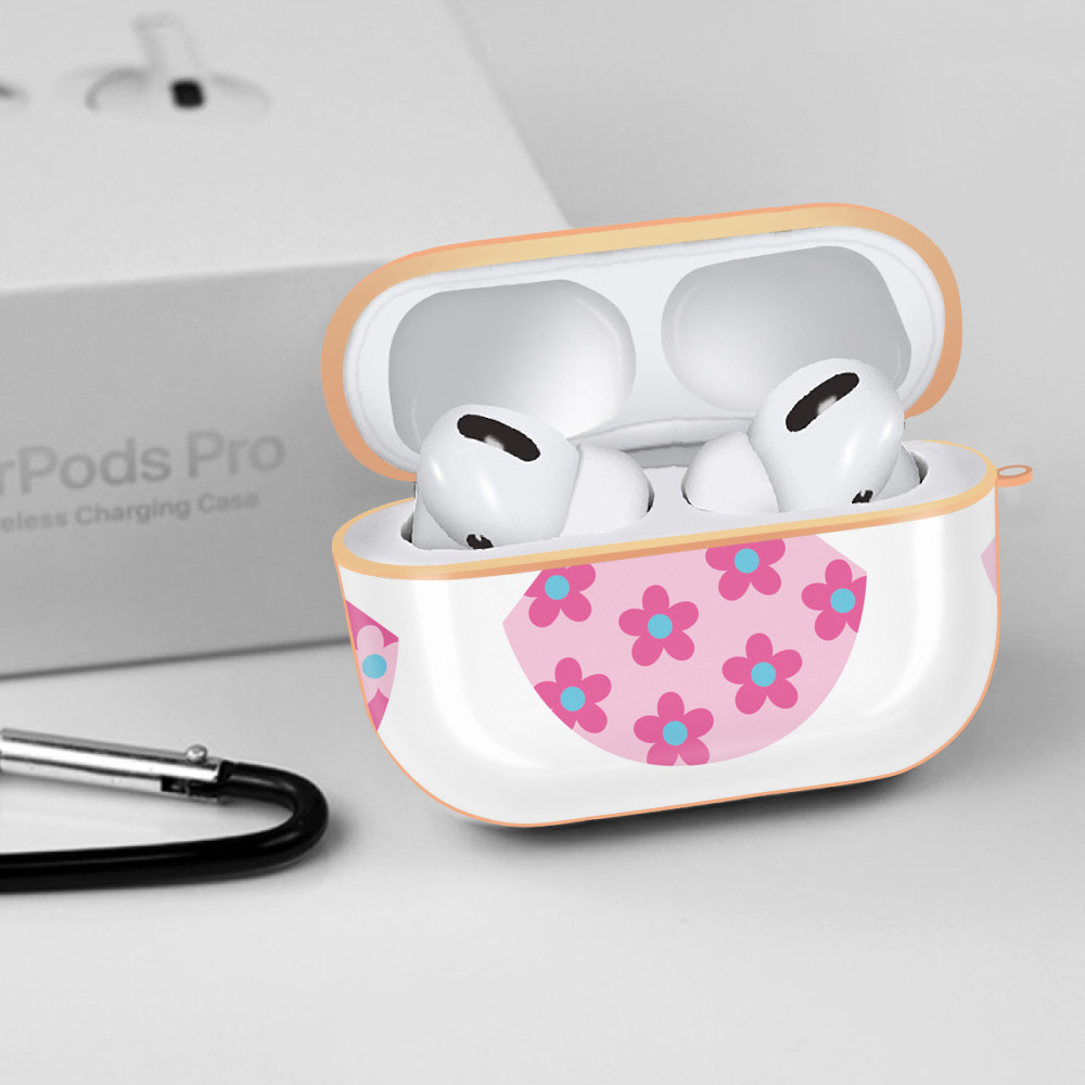 Hello Kitty ハローキティ 【AirPods Pro用】ハードシェル保護ケース｜耐衝撃・防指紋・カラビナ付き商品仕様