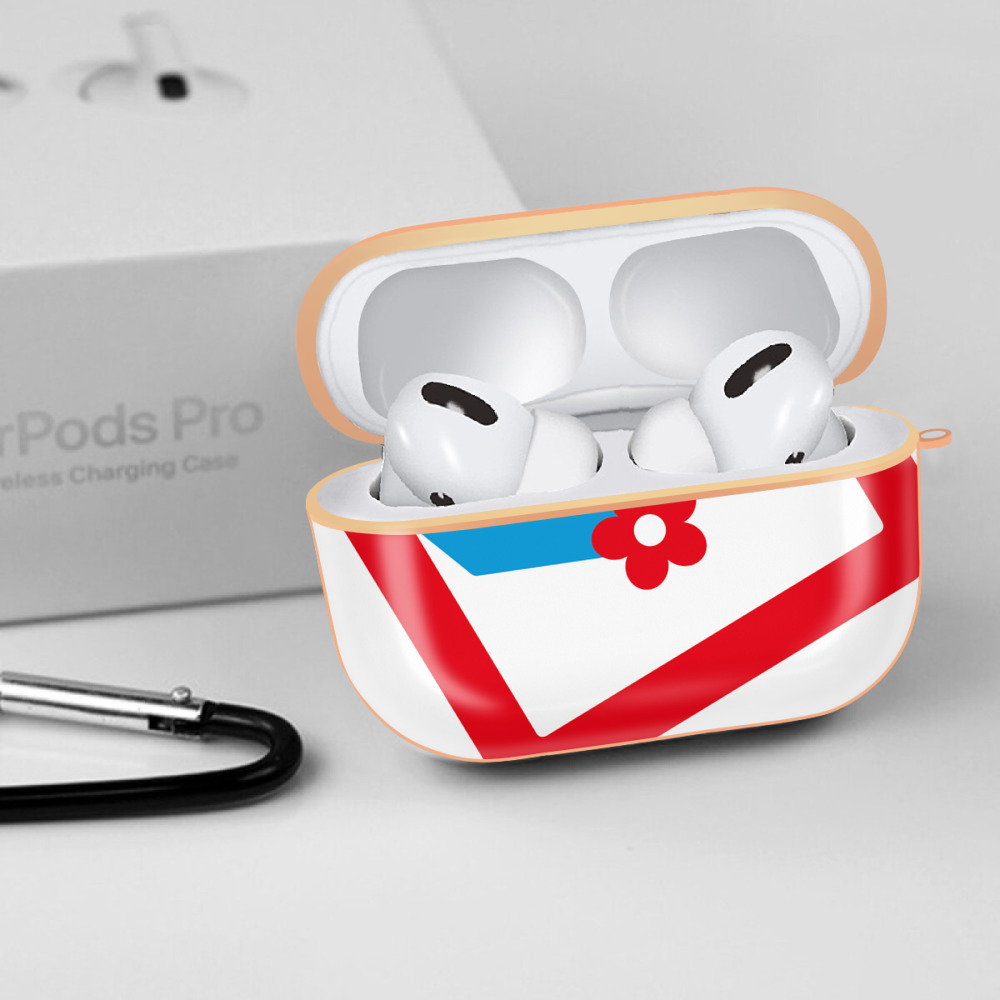 Hello Kitty ハローキティ 【AirPods Pro用】ハードシェル保護ケース｜耐衝撃・防指紋・カラビナ付き商品仕様