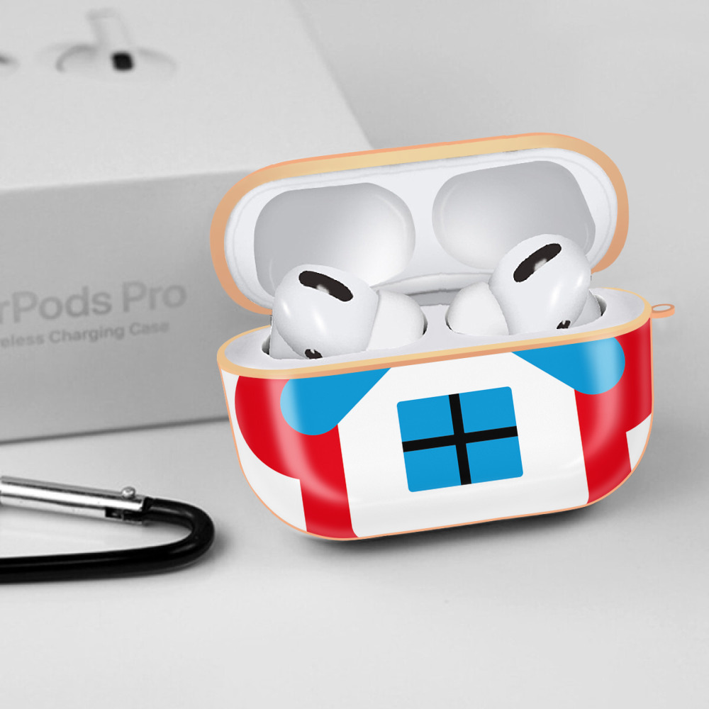 Hello Kitty ハローキティ 【AirPods Pro用】ハードシェル保護ケース｜耐衝撃・防指紋・カラビナ付き商品仕様