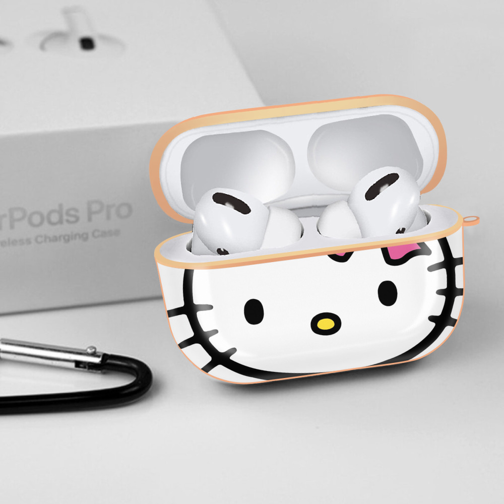 Hello Kitty ハローキティ 【AirPods Pro用】ハードシェル保護ケース｜耐衝撃・防指紋・カラビナ付き商品仕様