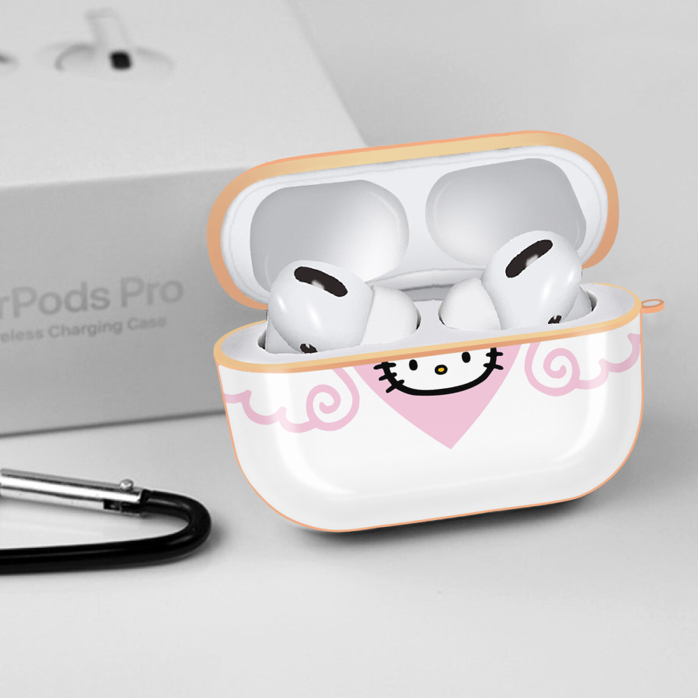 Hello Kitty ハローキティ 【AirPods Pro用】ハードシェル保護ケース｜耐衝撃・防指紋・カラビナ付き商品仕様