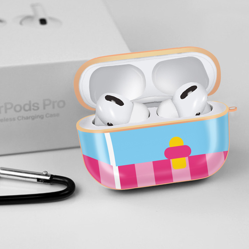 Hello Kitty ハローキティ 【AirPods Pro用】ハードシェル保護ケース｜耐衝撃・防指紋・カラビナ付き商品仕様