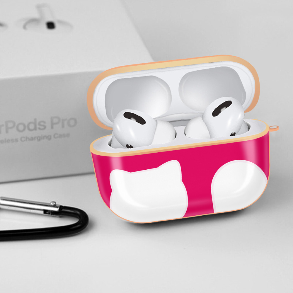 Hello Kitty ハローキティ 【AirPods Pro用】ハードシェル保護ケース｜耐衝撃・防指紋・カラビナ付き商品仕様