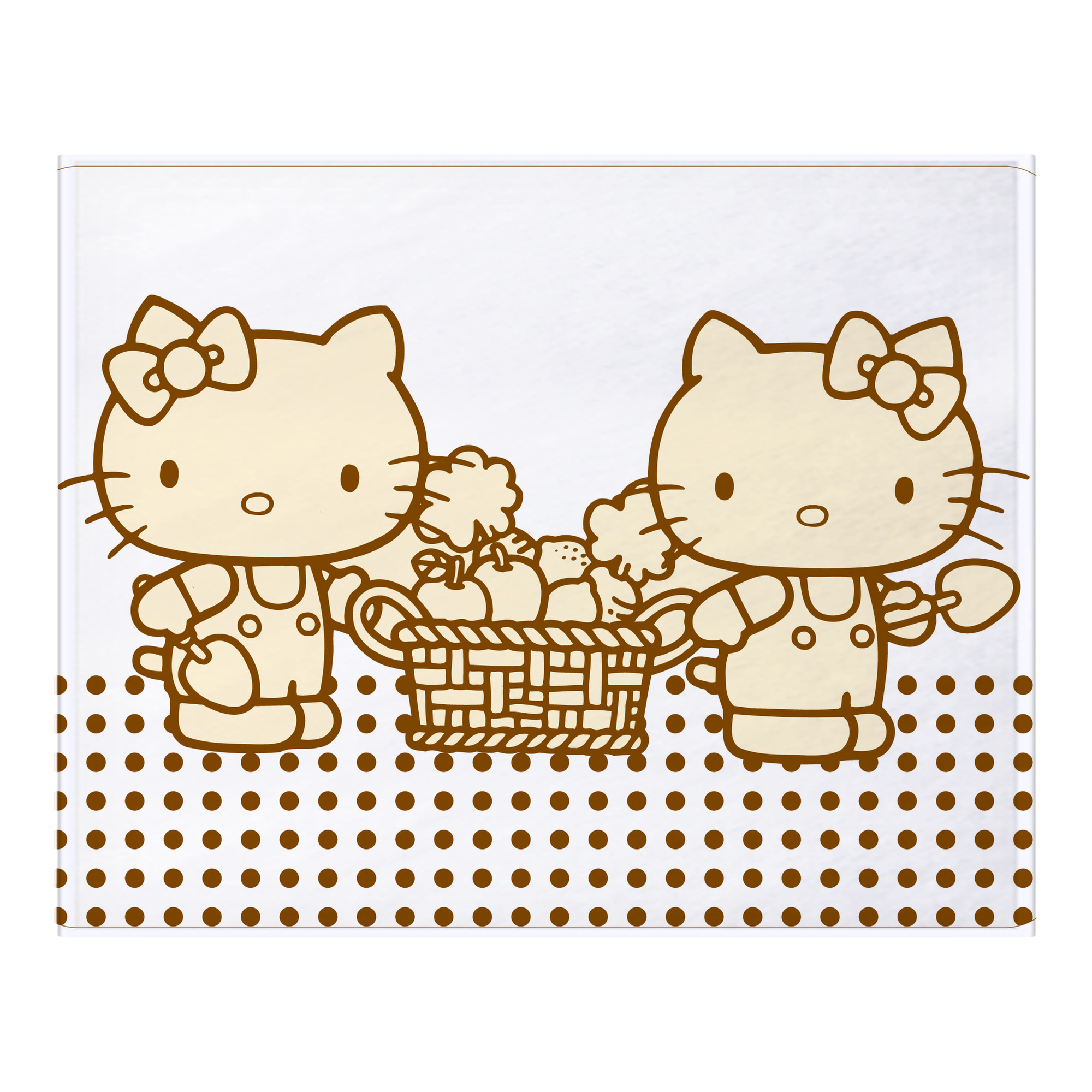 （画像用） Hello Kitty ハローキティ フランネルブランケット・多サイズ対応（横型）