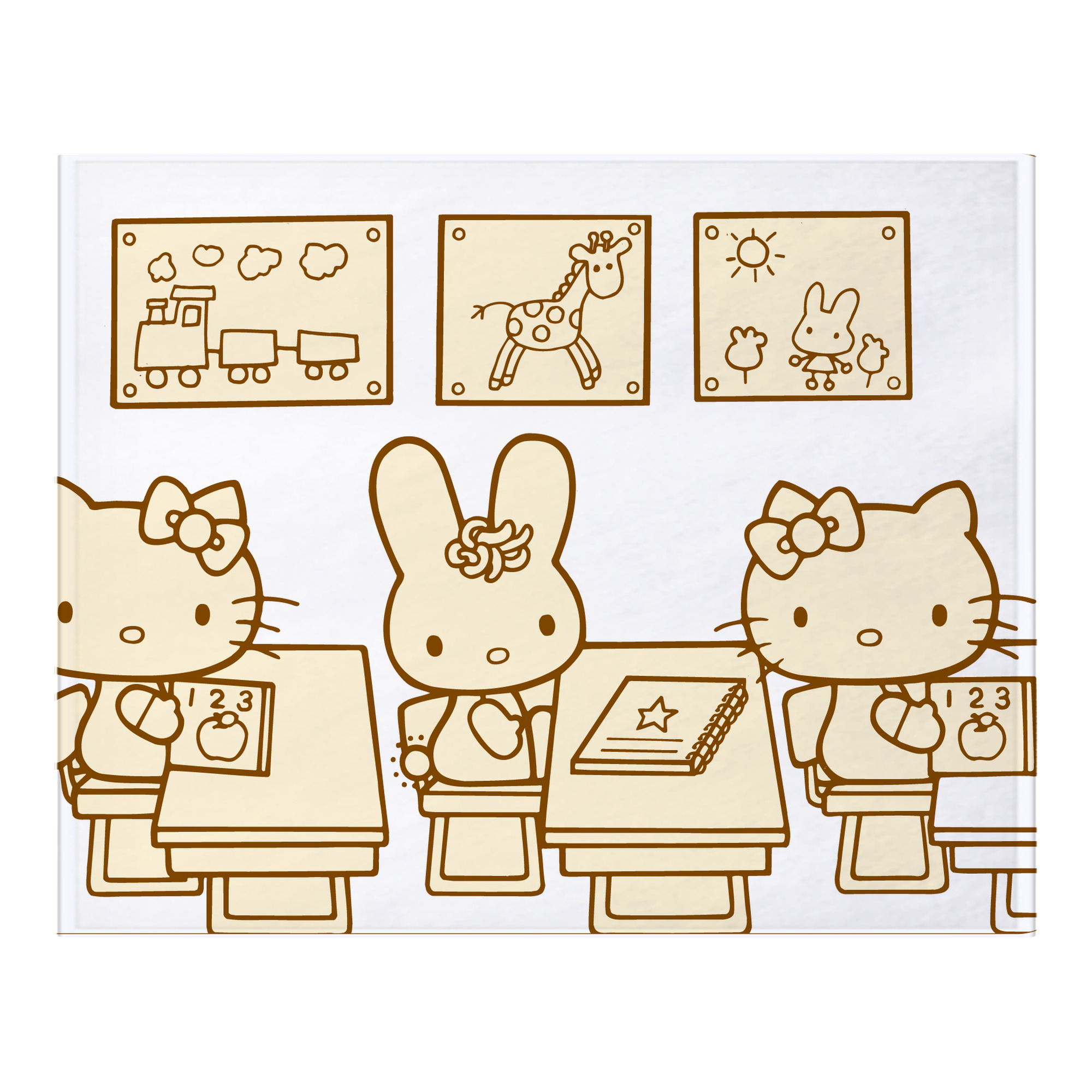 （画像用） Hello Kitty ハローキティ フランネルブランケット・多サイズ対応（横型）
