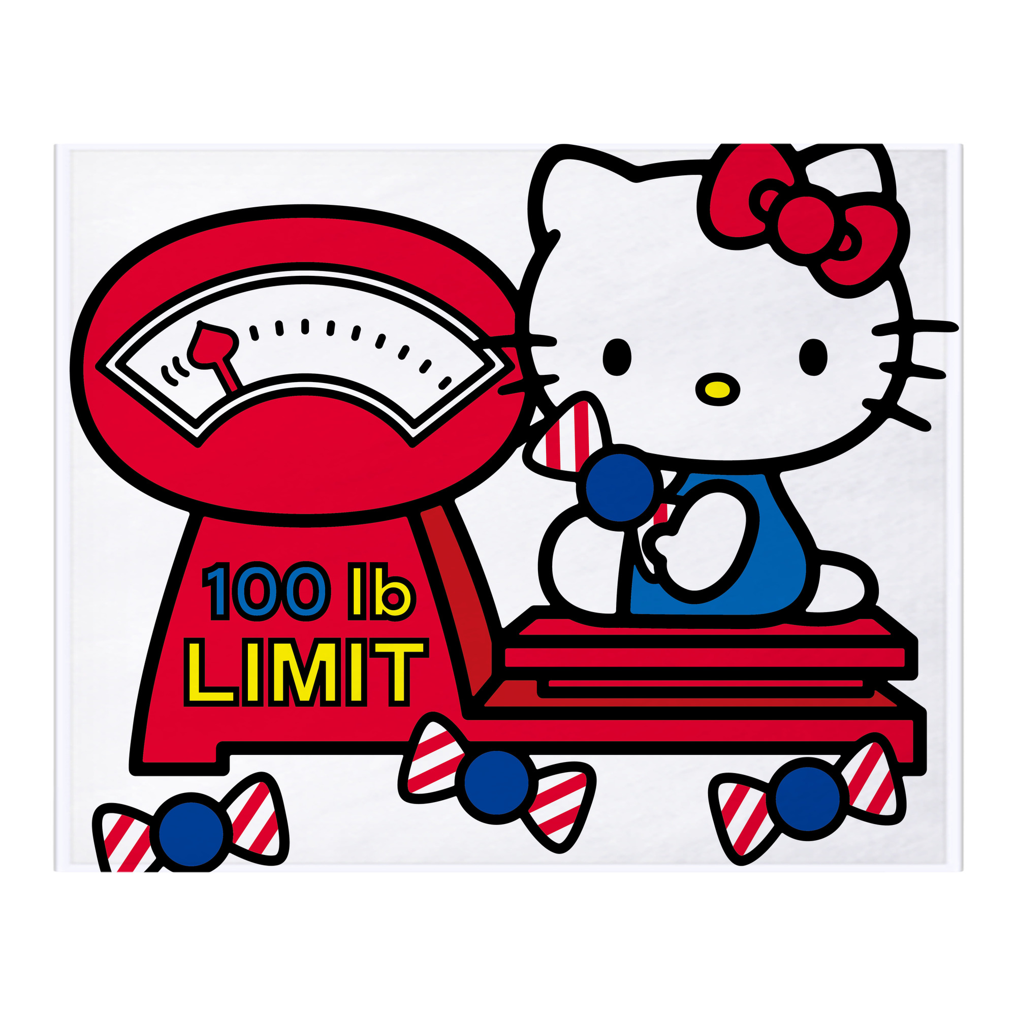 （画像用） Hello Kitty ハローキティ フランネルブランケット・多サイズ対応（横型）