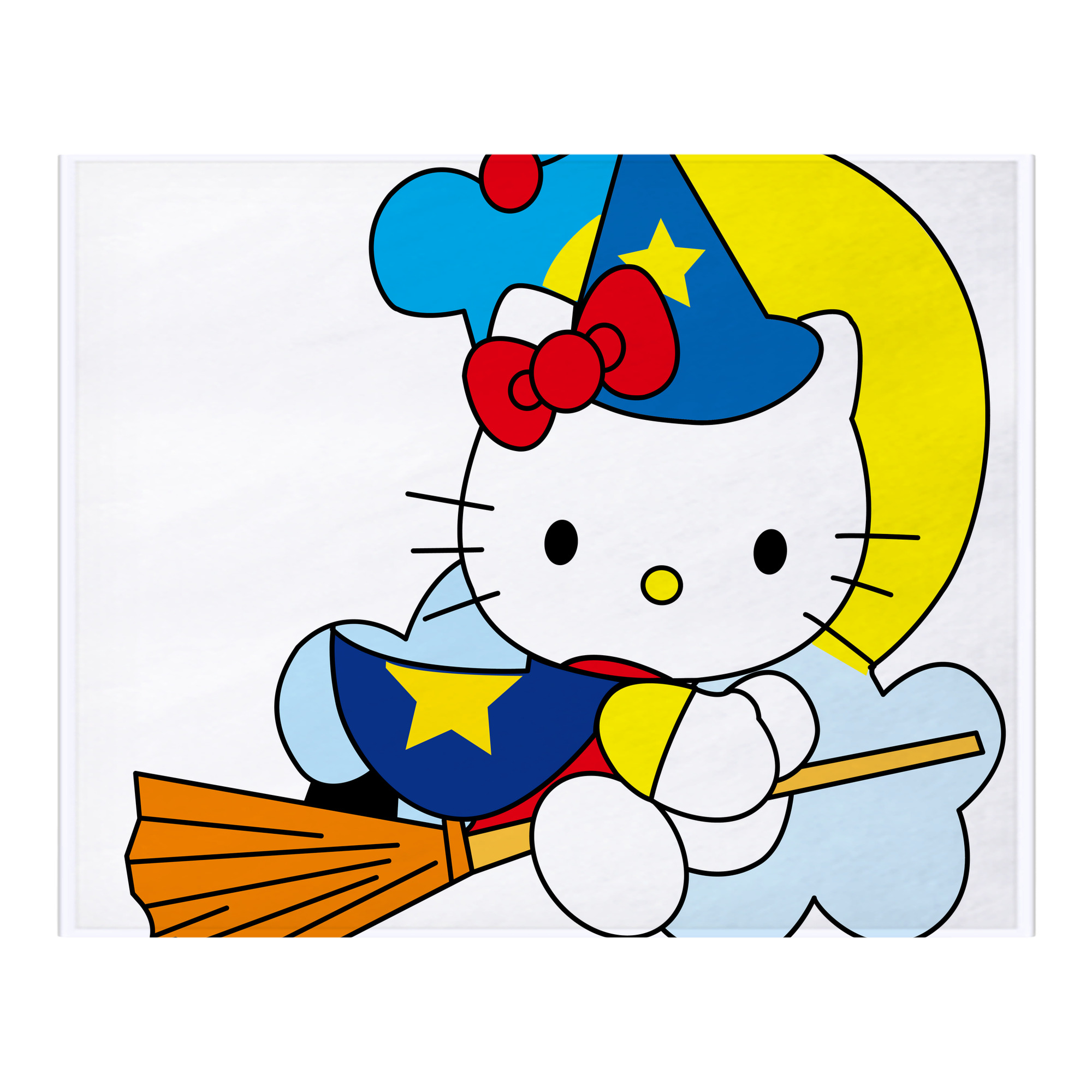 （画像用） Hello Kitty ハローキティ フランネルブランケット・多サイズ対応（横型）