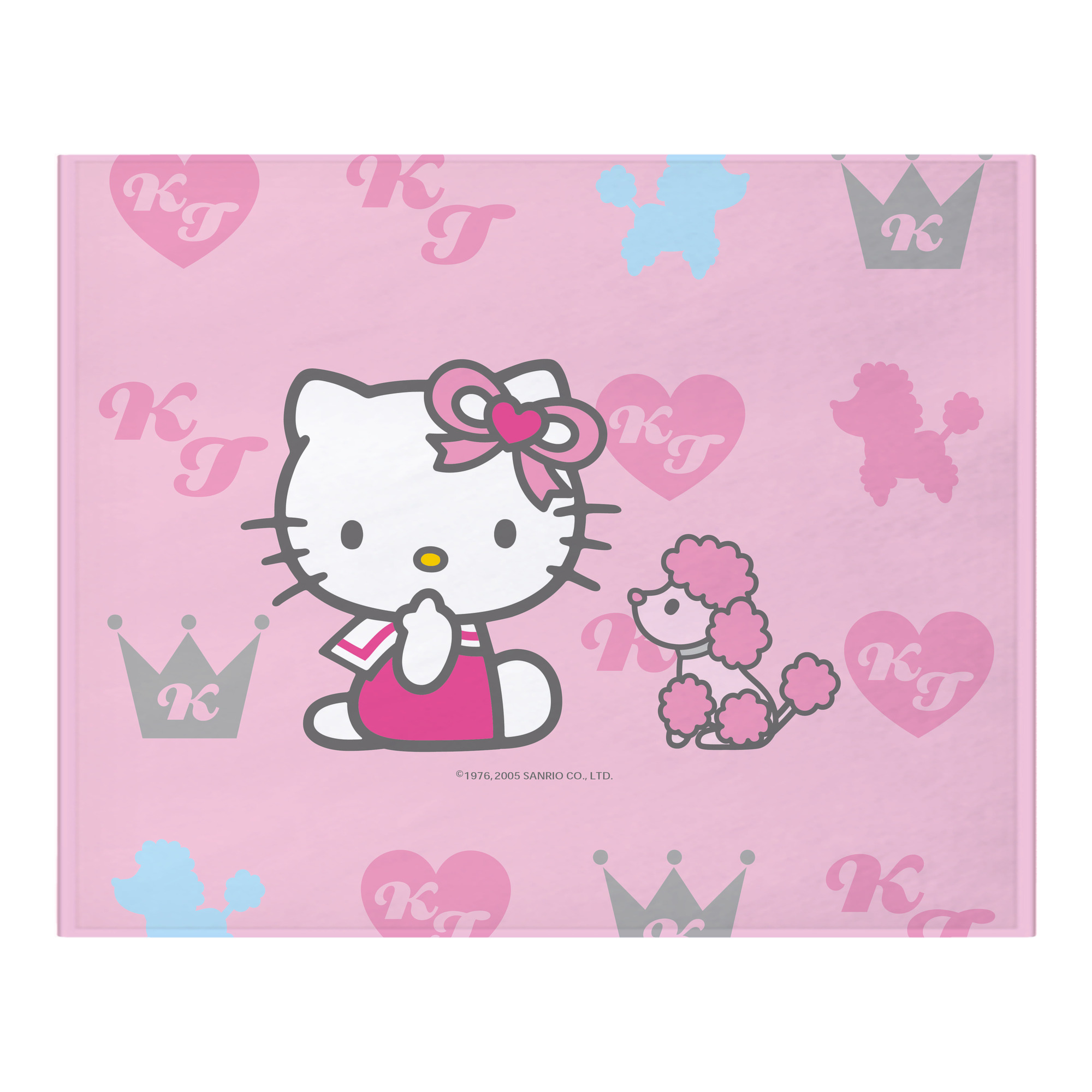 （画像用） Hello Kitty ハローキティ フランネルブランケット・多サイズ対応（横型）
