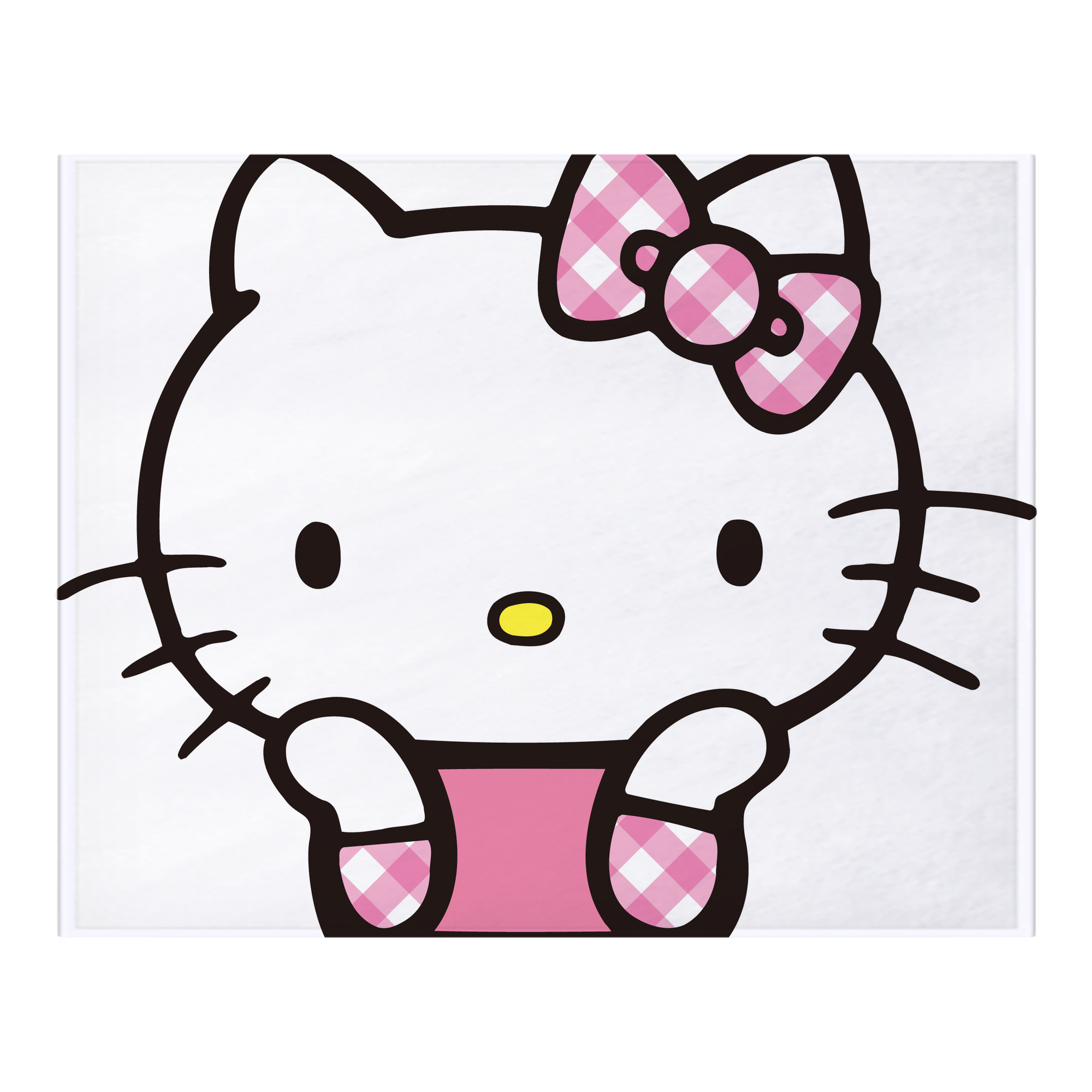 （画像用） Hello Kitty ハローキティ フランネルブランケット・多サイズ対応（横型）