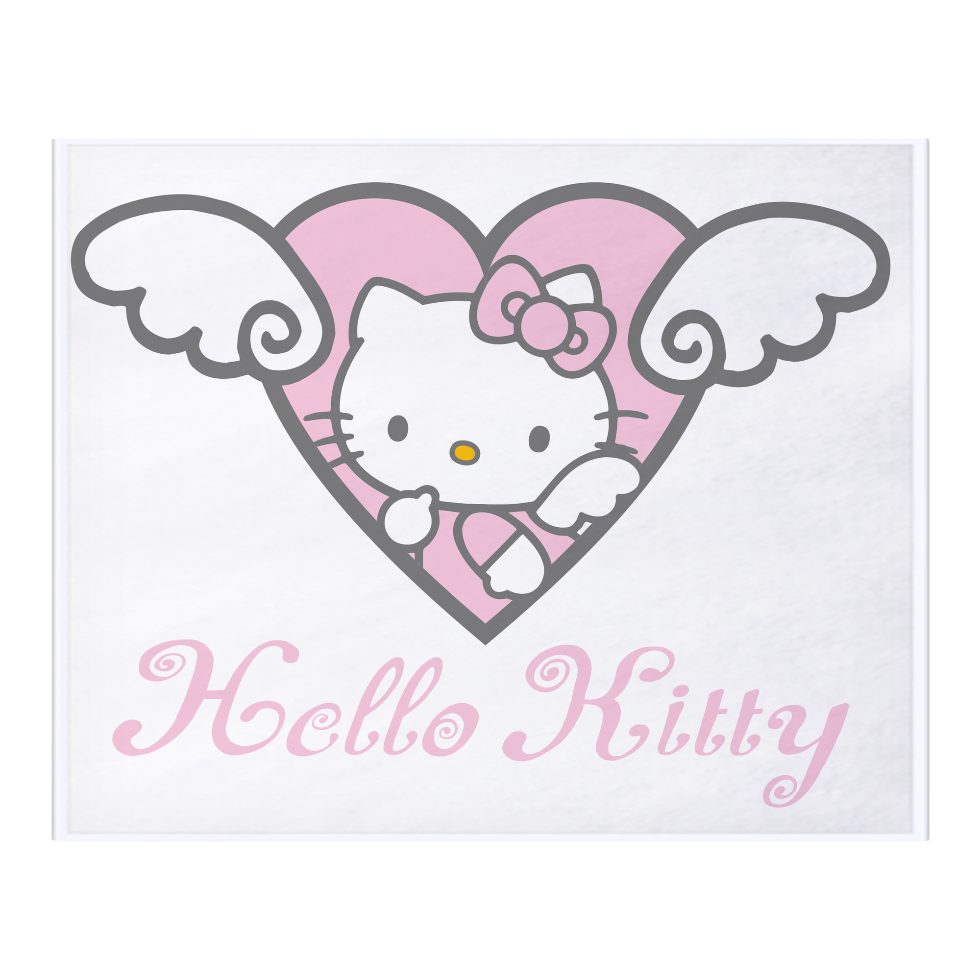 （画像用） Hello Kitty ハローキティ フランネルブランケット・多サイズ対応（横型）