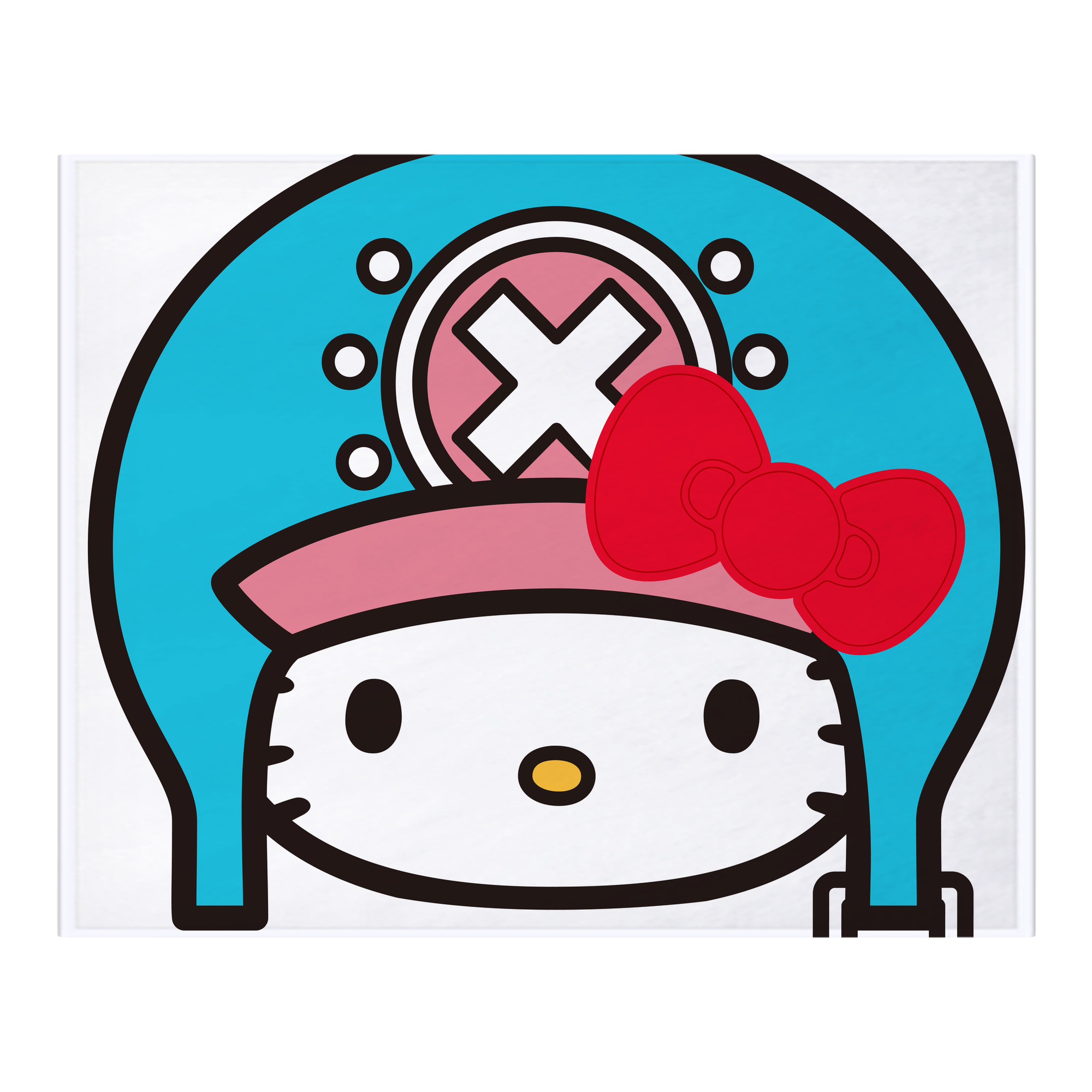 （画像用） Hello Kitty ハローキティ フランネルブランケット・多サイズ対応（横型）