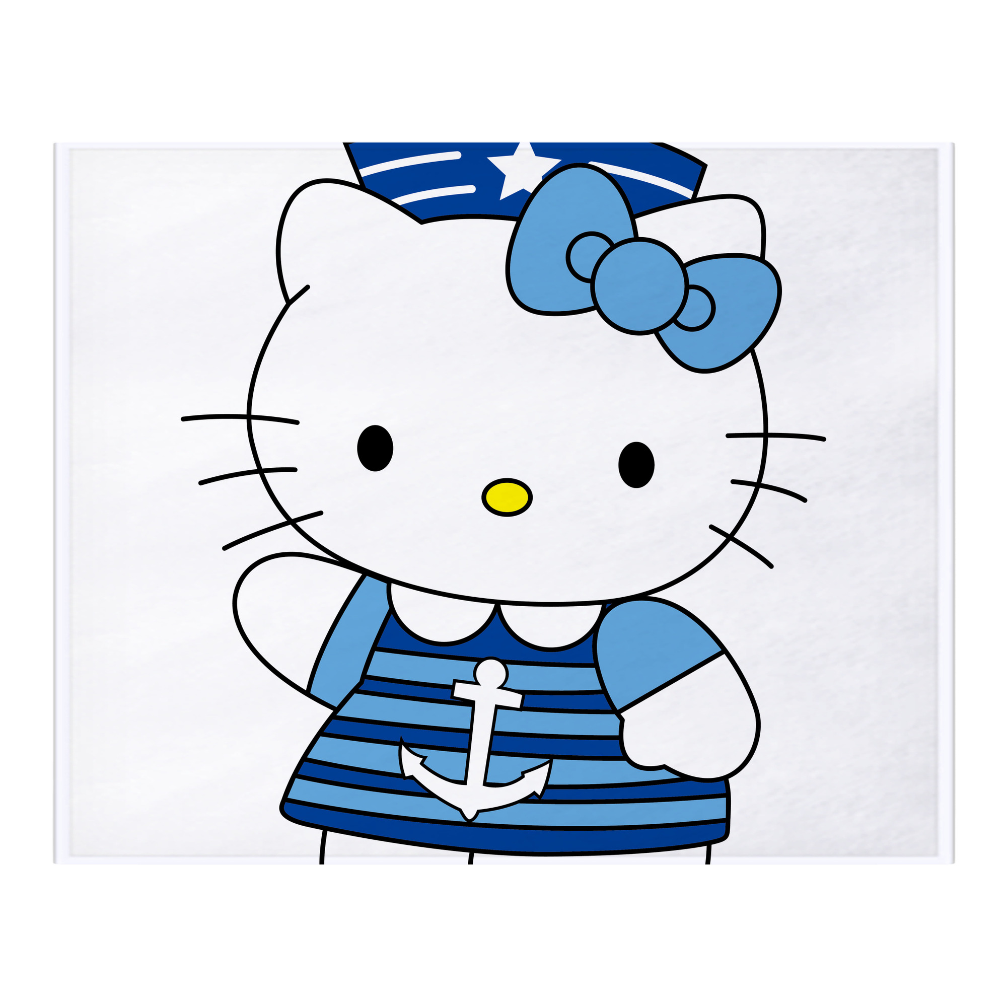 （画像用） Hello Kitty ハローキティ フランネルブランケット・多サイズ対応（横型）