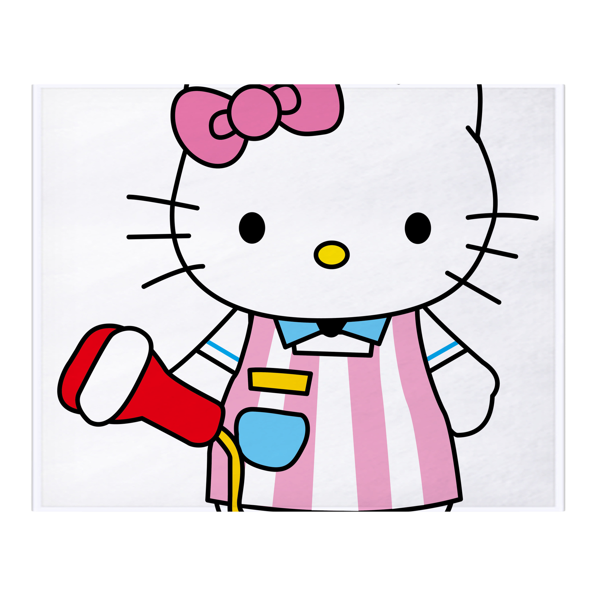 （画像用） Hello Kitty ハローキティ フランネルブランケット・多サイズ対応（横型）