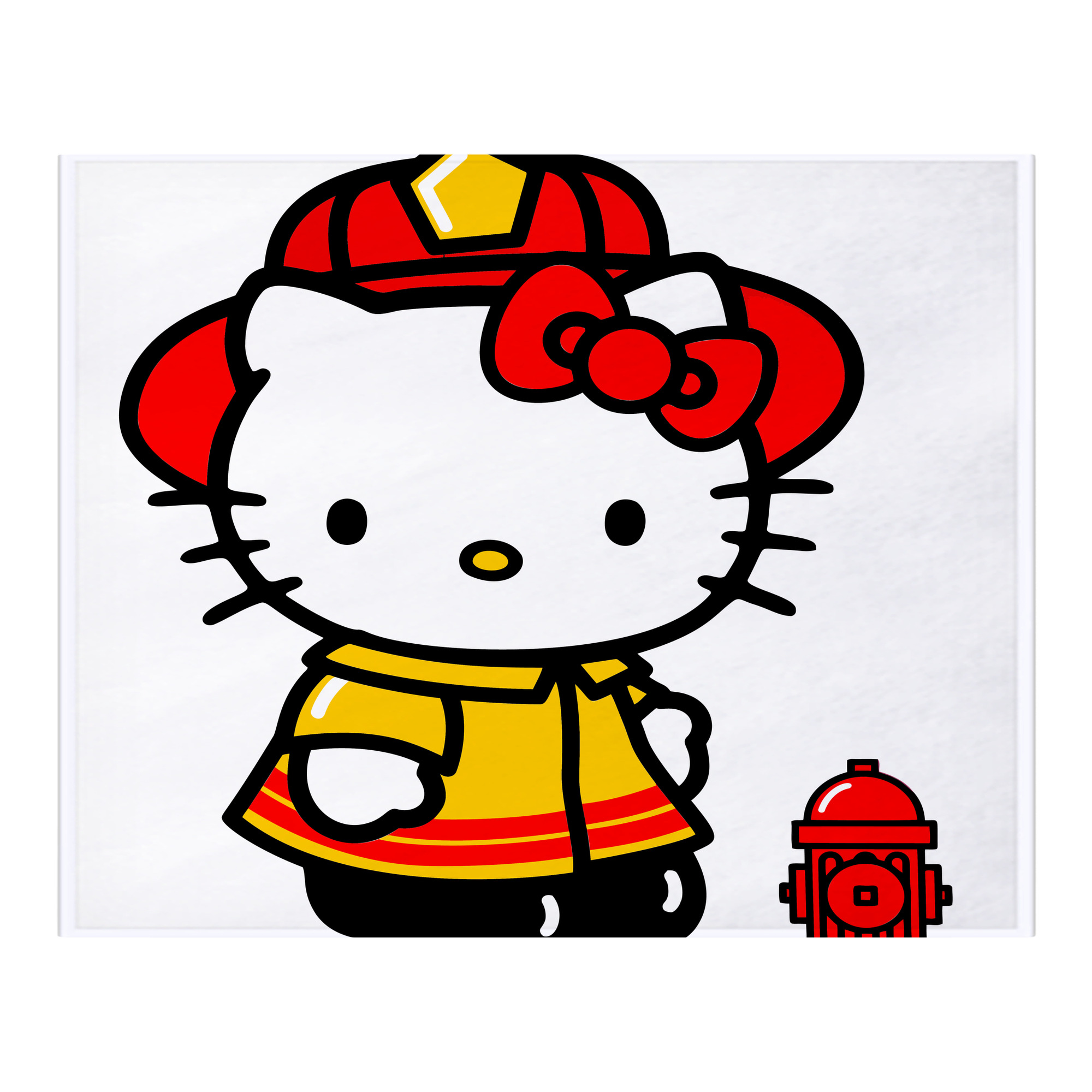 （画像用） Hello Kitty ハローキティ フランネルブランケット・多サイズ対応（横型）