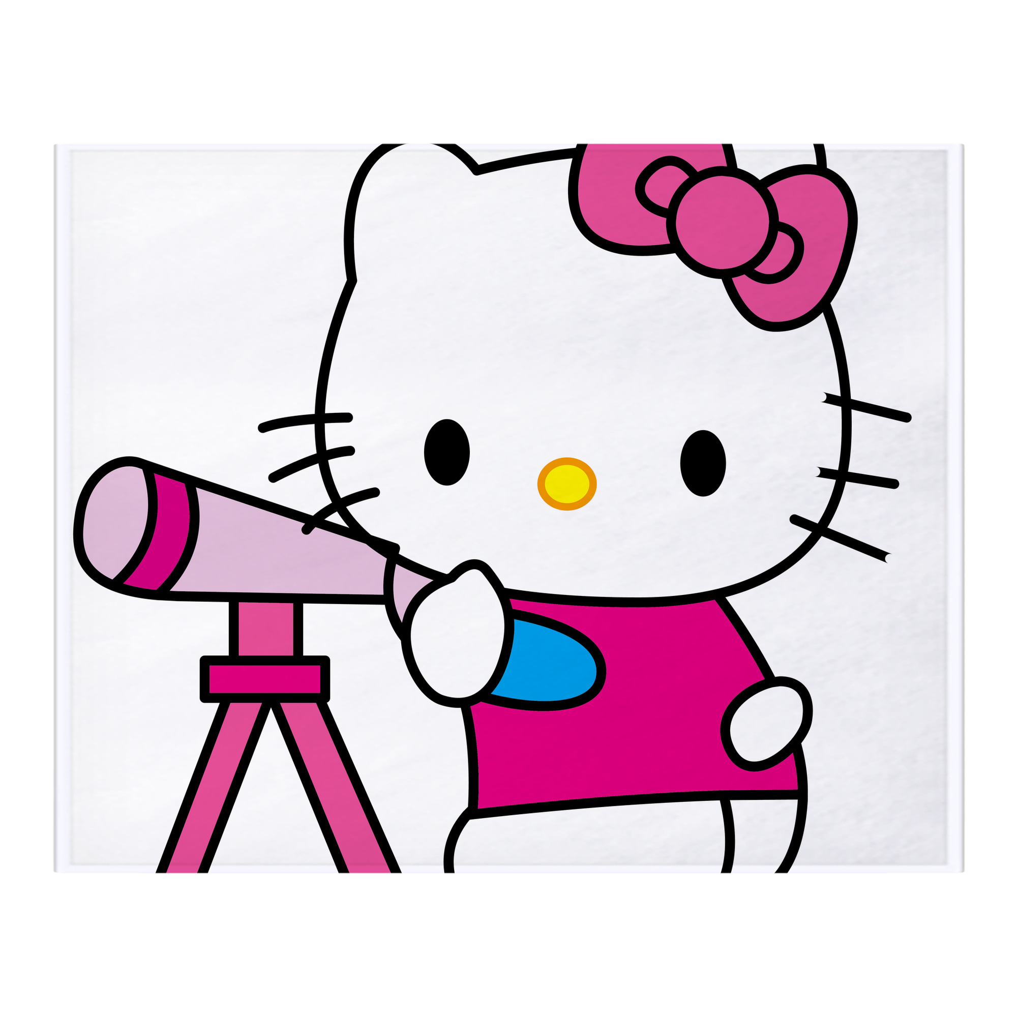 （画像用） Hello Kitty ハローキティ フランネルブランケット・多サイズ対応（横型）