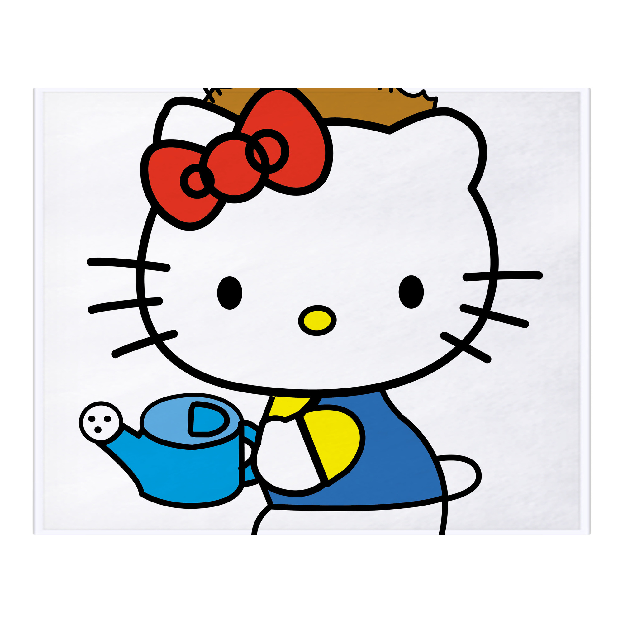 （画像用） Hello Kitty ハローキティ フランネルブランケット・多サイズ対応（横型）