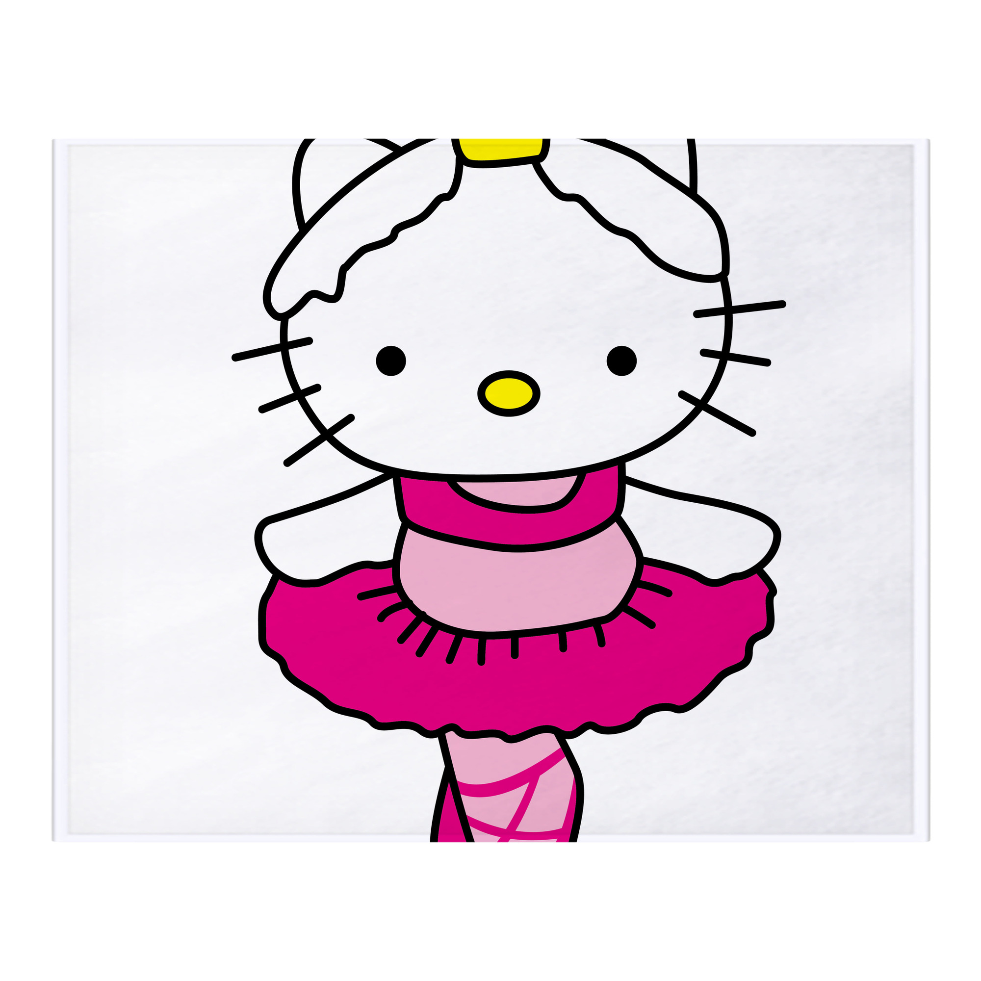 （画像用） Hello Kitty ハローキティ フランネルブランケット・多サイズ対応（横型）