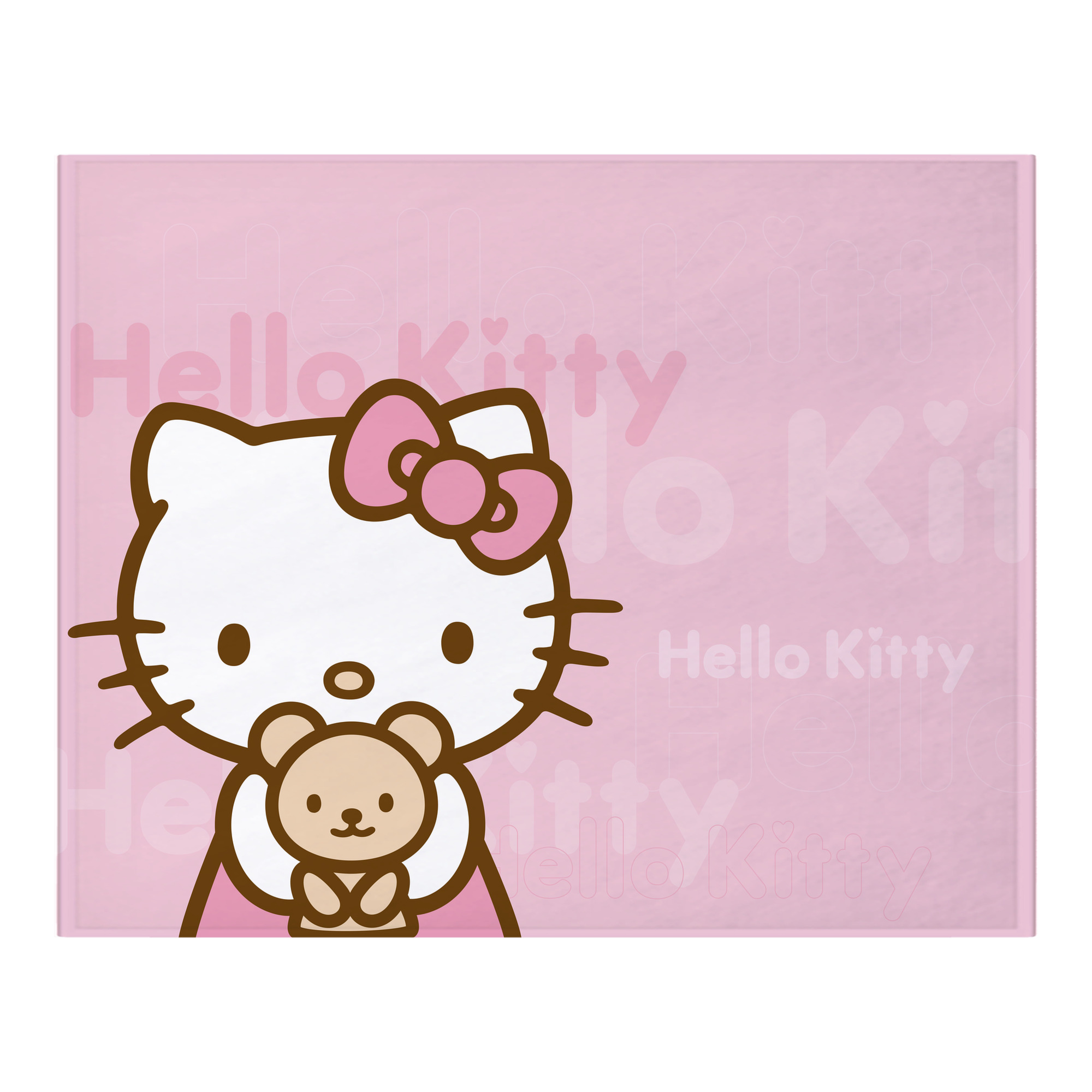 （画像用） Hello Kitty ハローキティ フランネルブランケット・多サイズ対応（横型）