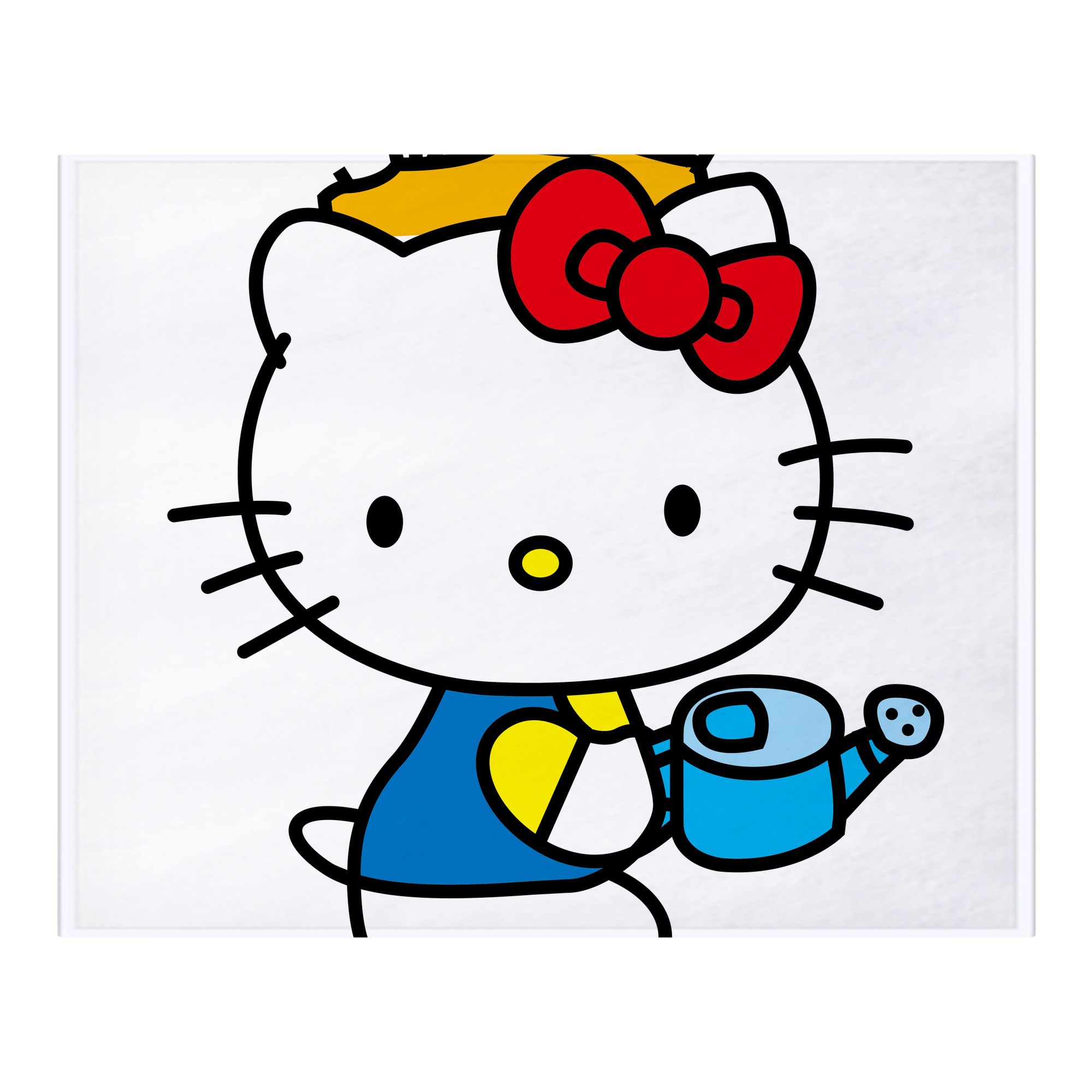 （画像用） Hello Kitty ハローキティ フランネルブランケット・多サイズ対応（横型）