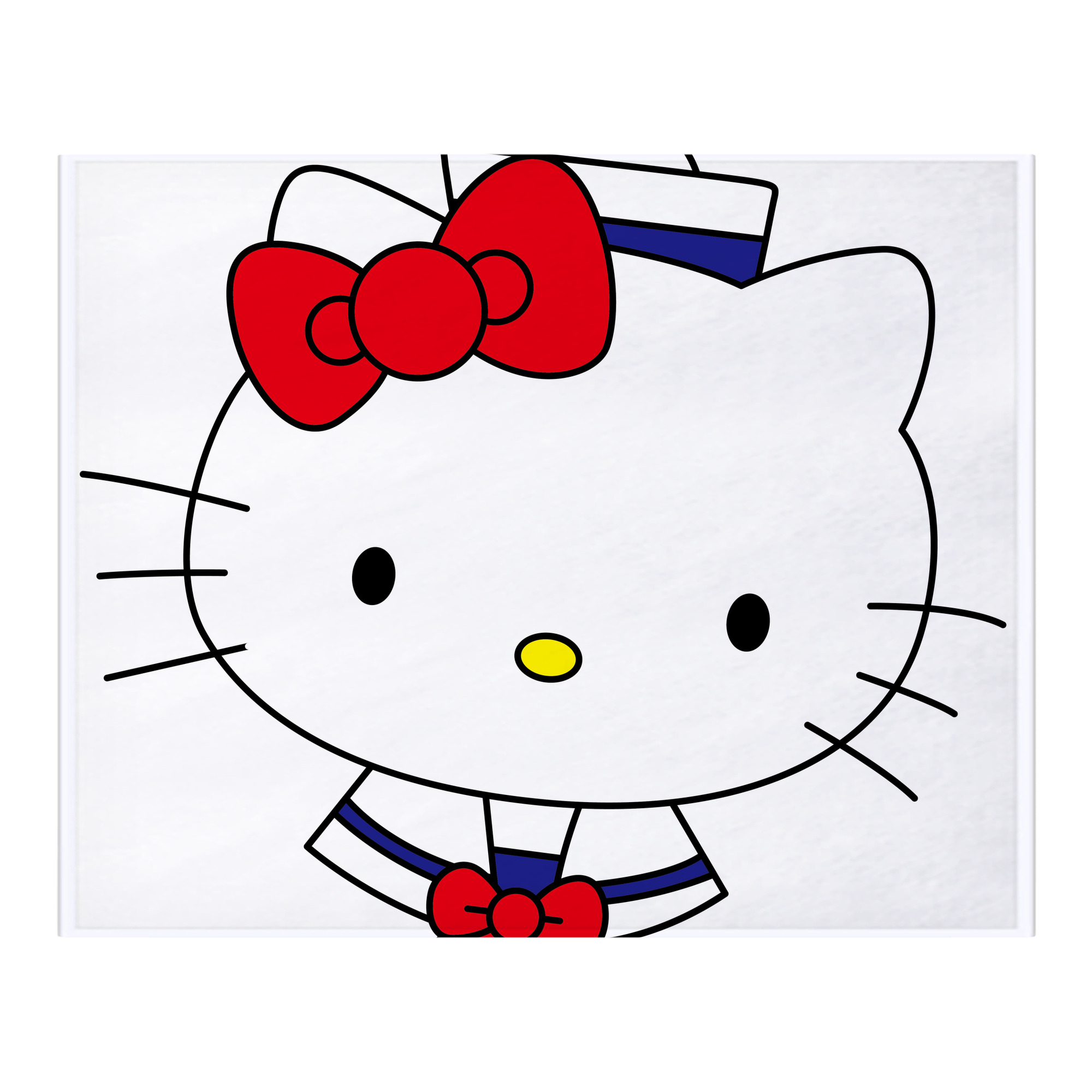 （画像用） Hello Kitty ハローキティ フランネルブランケット・多サイズ対応（横型）