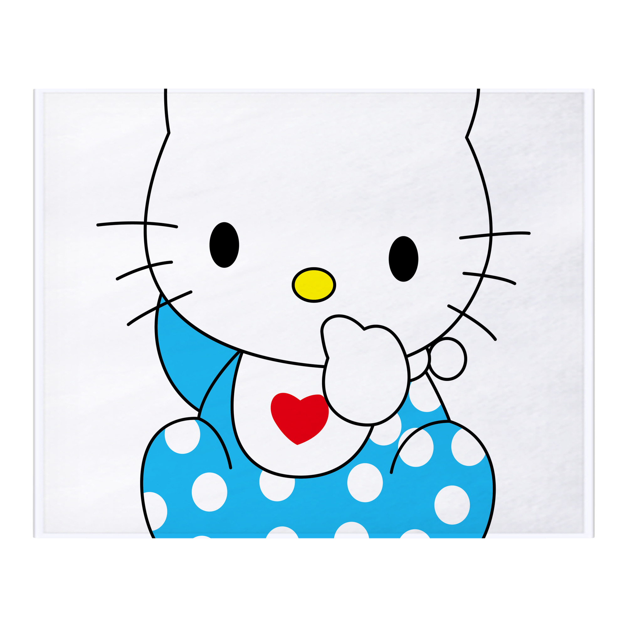 （画像用） Hello Kitty ハローキティ フランネルブランケット・多サイズ対応（横型）