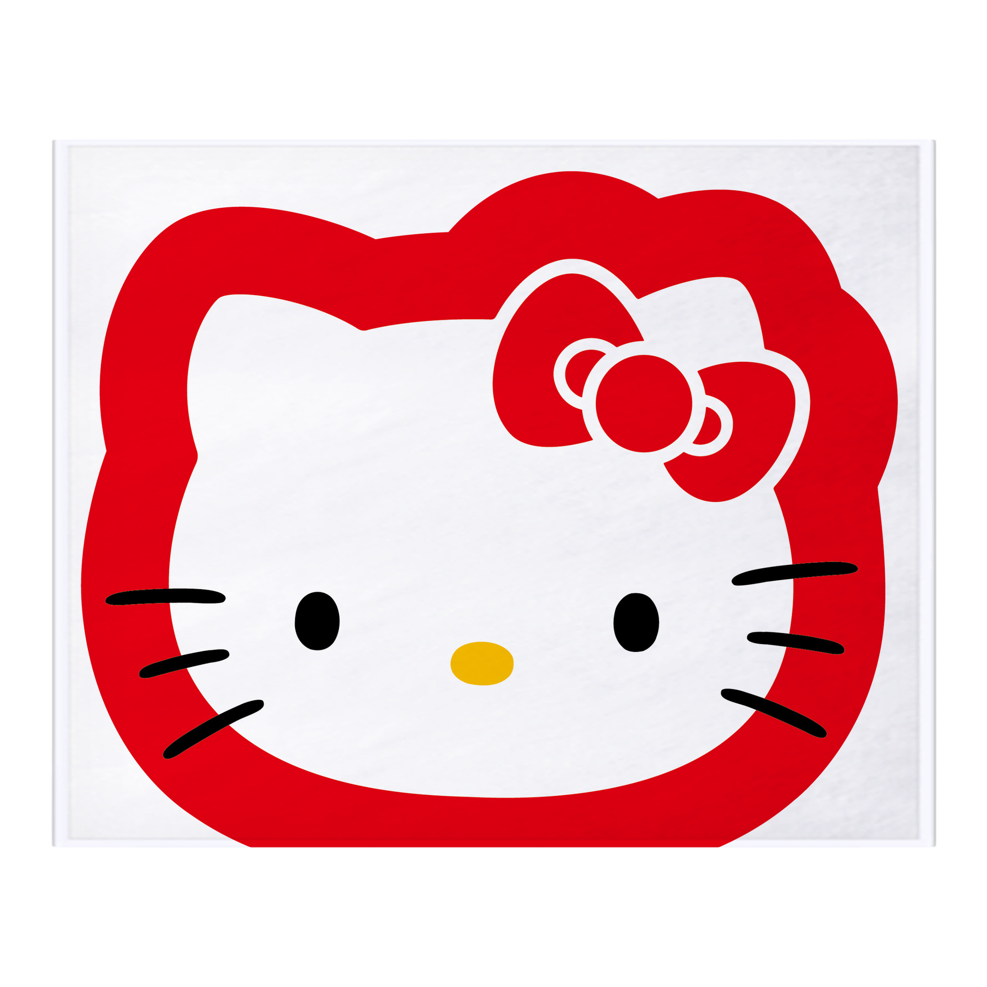 （画像用） Hello Kitty ハローキティ フランネルブランケット・多サイズ対応（横型）