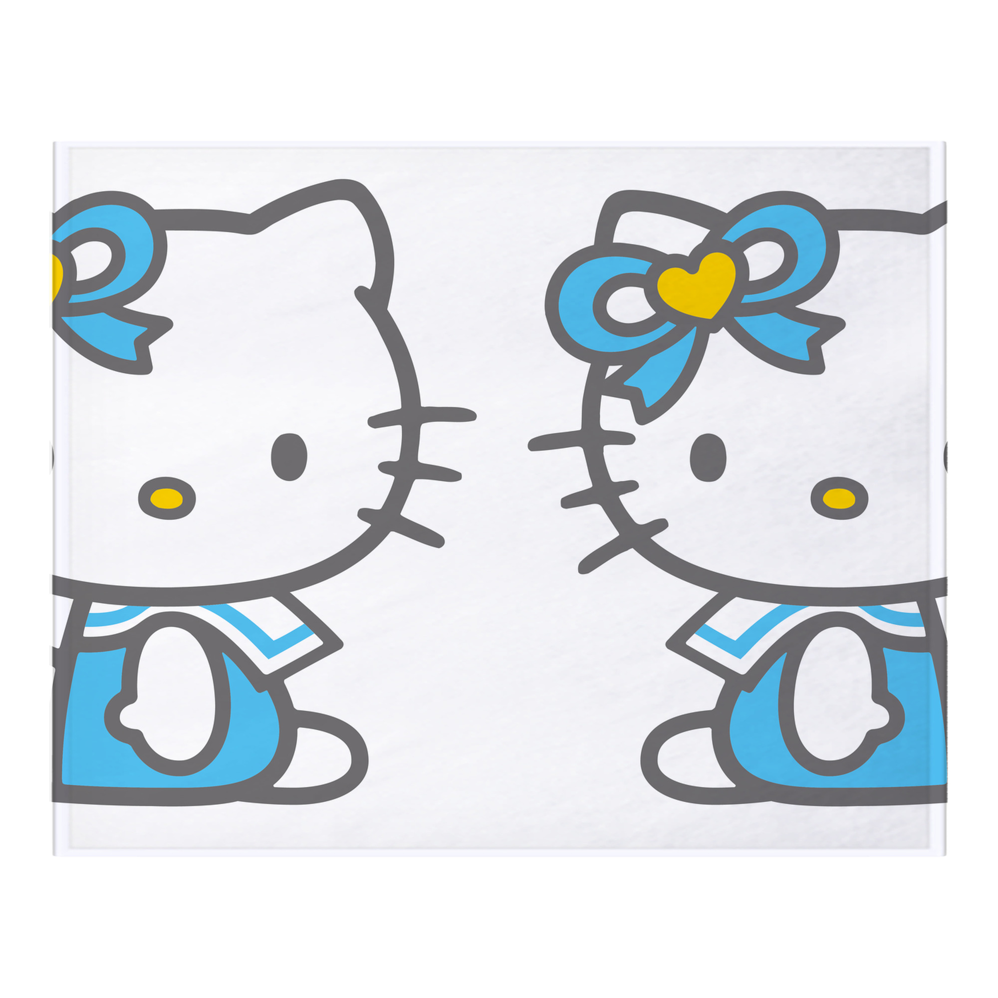 （画像用） Hello Kitty ハローキティ フランネルブランケット・多サイズ対応（横型）