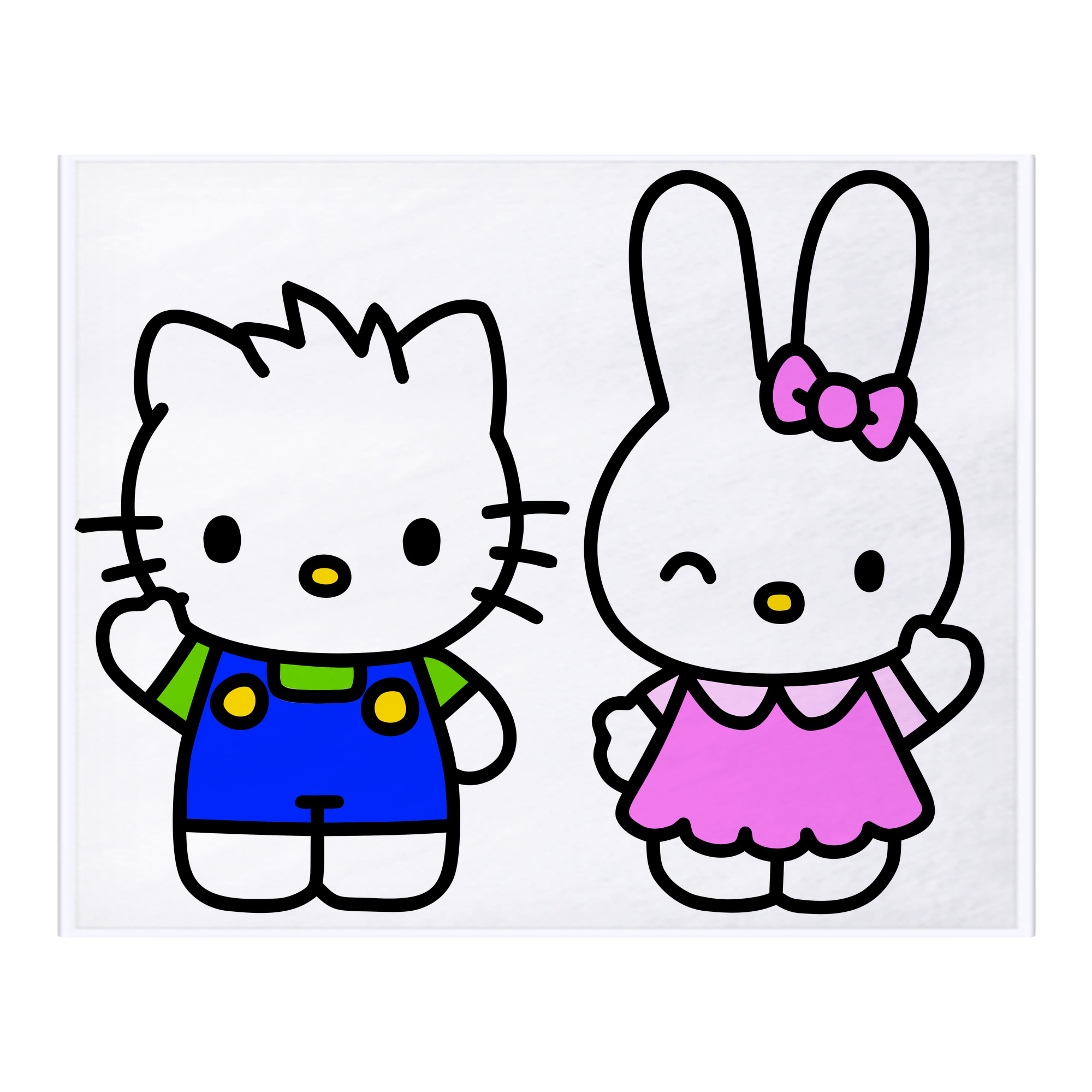 （画像用） Hello Kitty ハローキティ フランネルブランケット・多サイズ対応（横型）