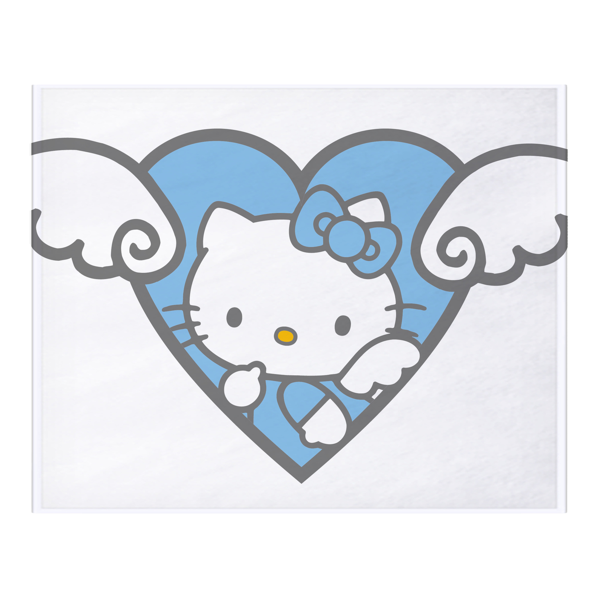 （画像用） Hello Kitty ハローキティ フランネルブランケット・多サイズ対応（横型）