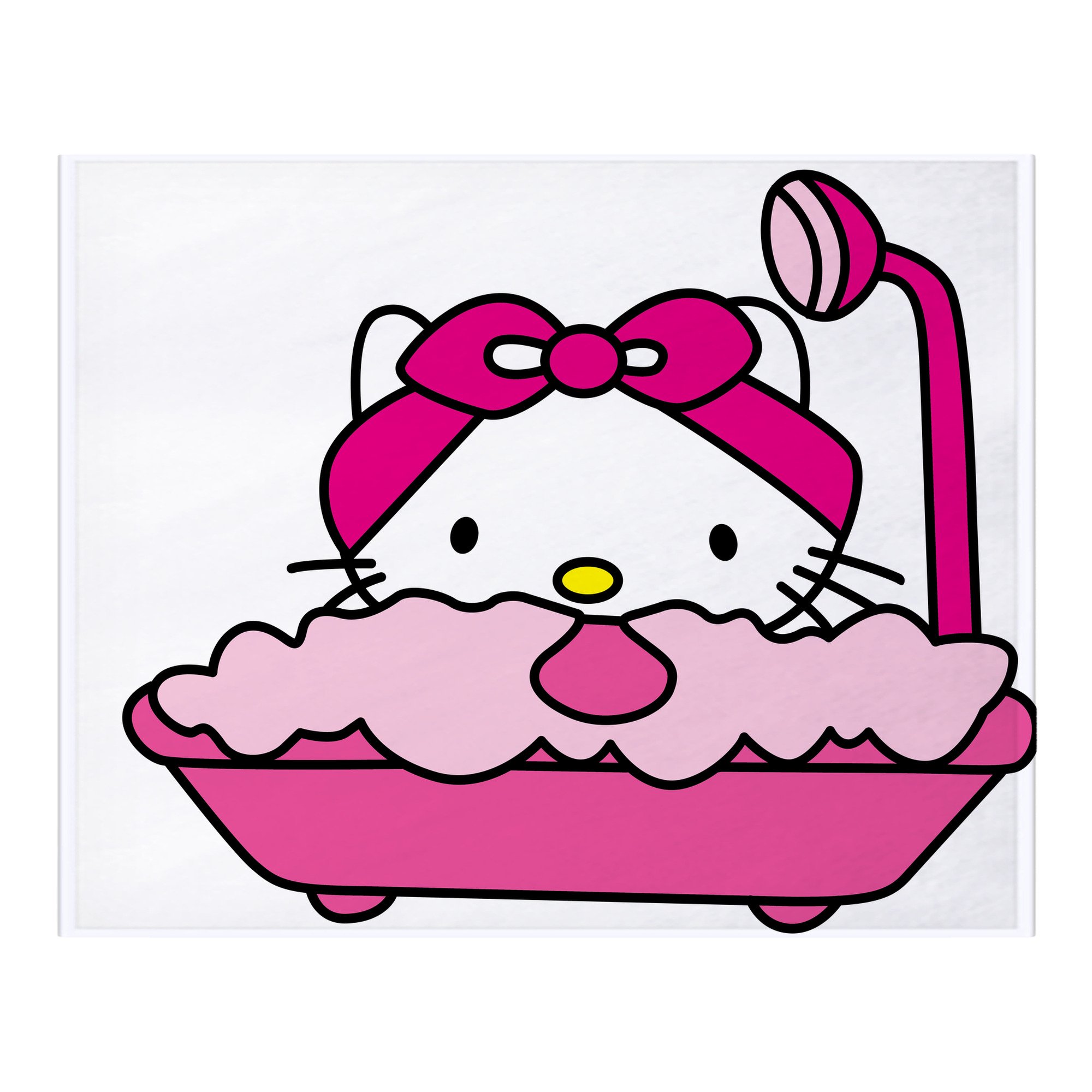 （画像用） Hello Kitty ハローキティ フランネルブランケット・多サイズ対応（横型）