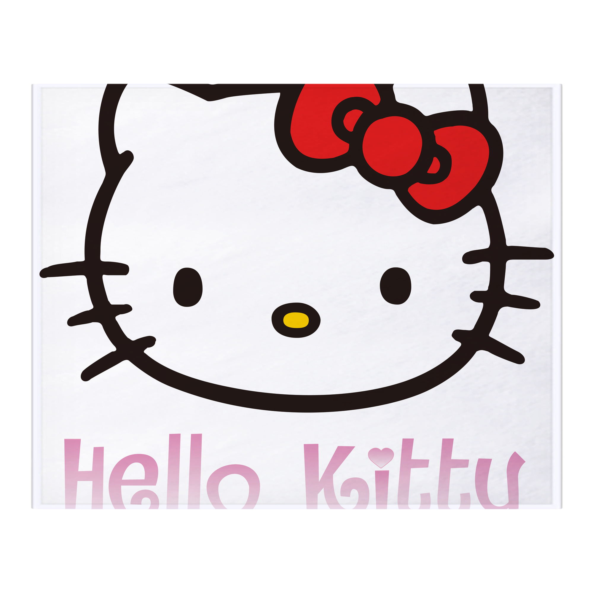 （画像用） Hello Kitty ハローキティ フランネルブランケット・多サイズ対応（横型）