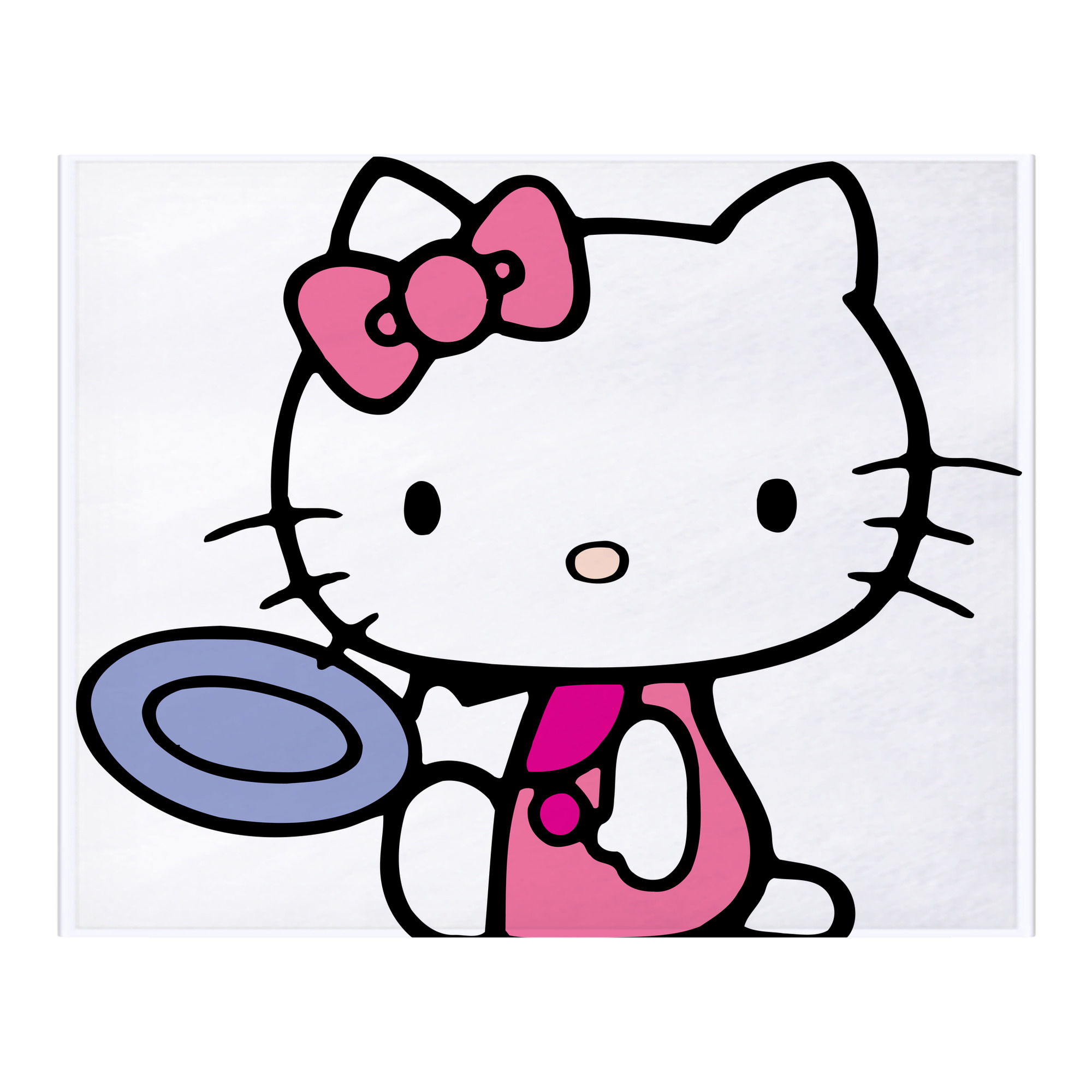 （画像用） Hello Kitty ハローキティ フランネルブランケット・多サイズ対応（横型）