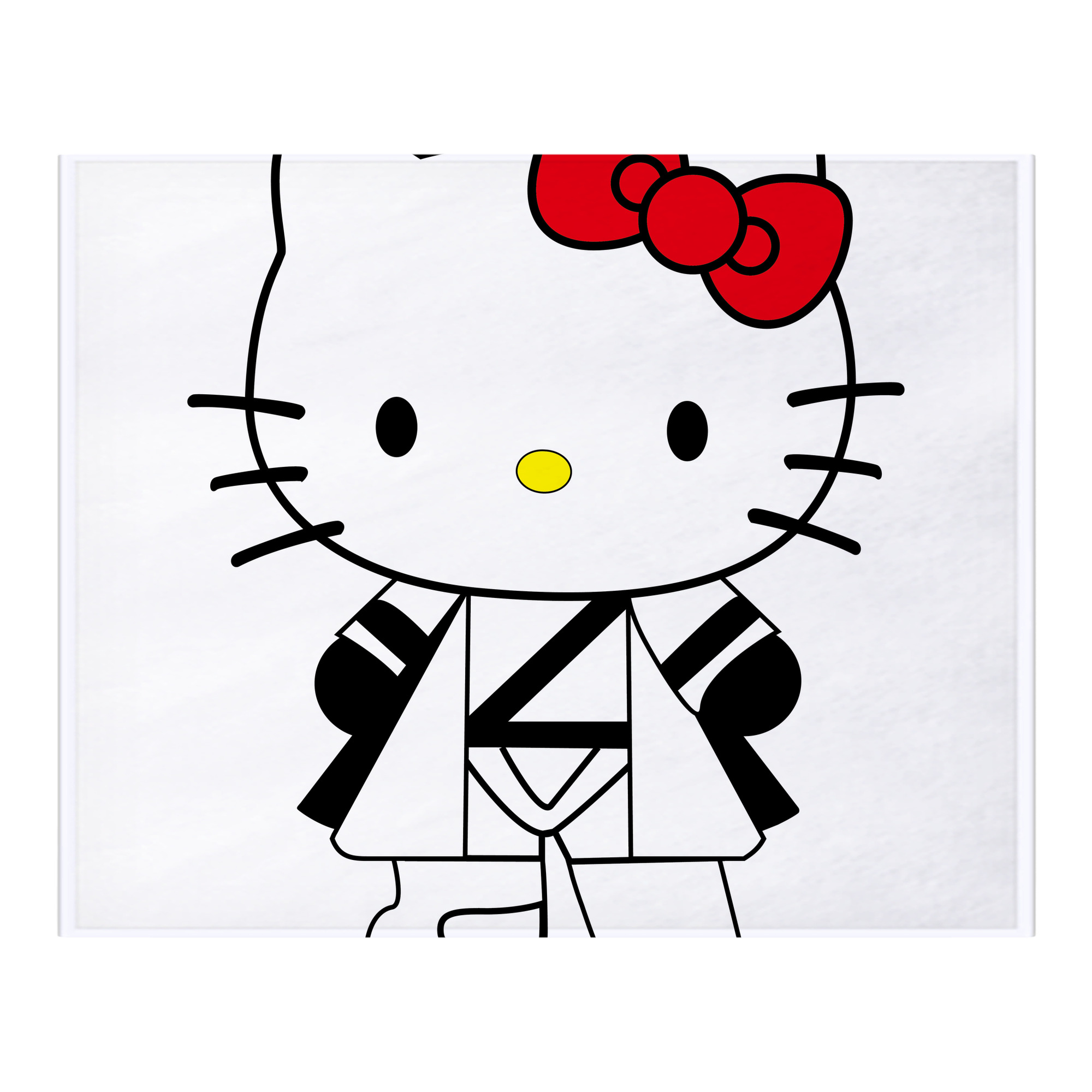 （画像用） Hello Kitty ハローキティ フランネルブランケット・多サイズ対応（横型）