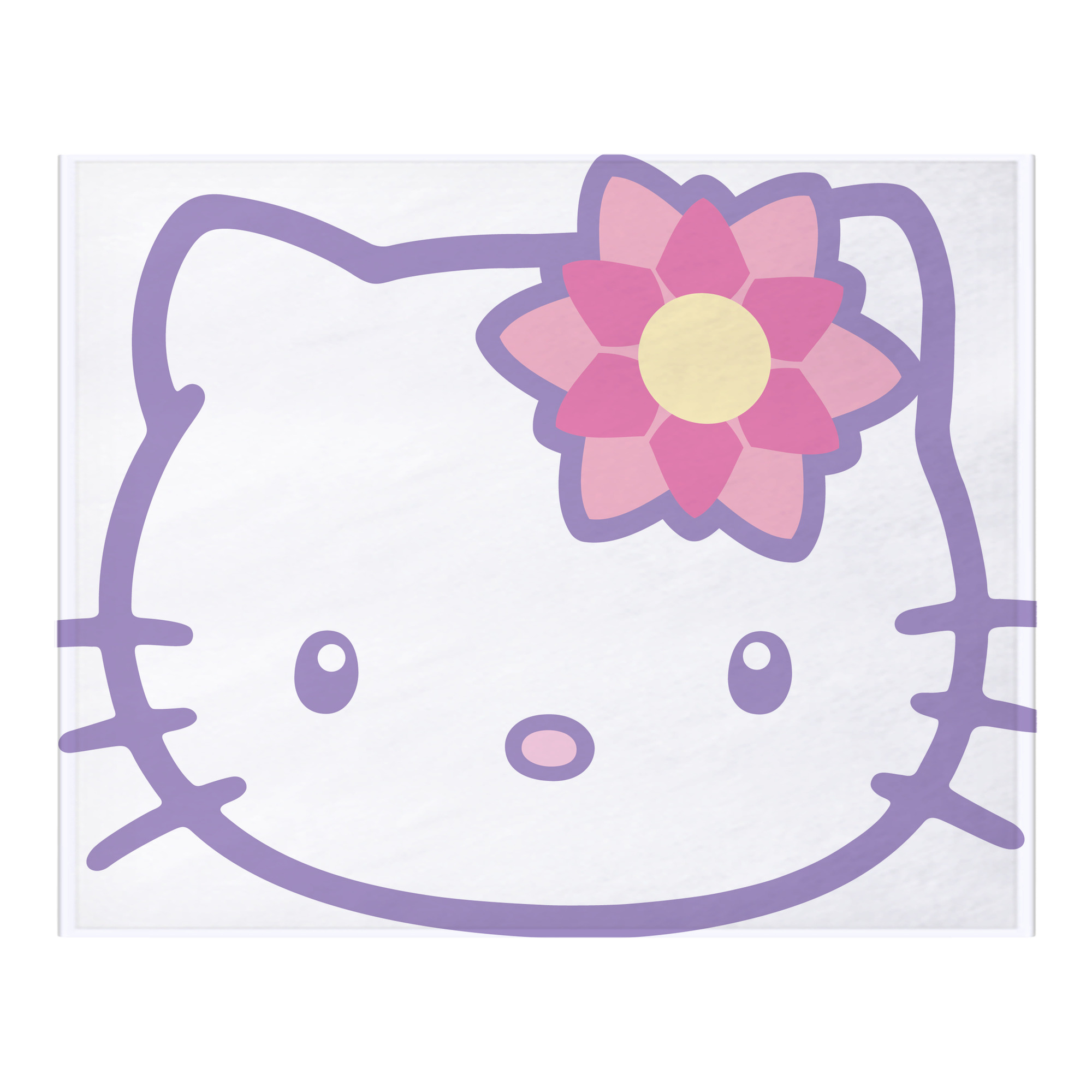 （画像用） Hello Kitty ハローキティ フランネルブランケット・多サイズ対応（横型）
