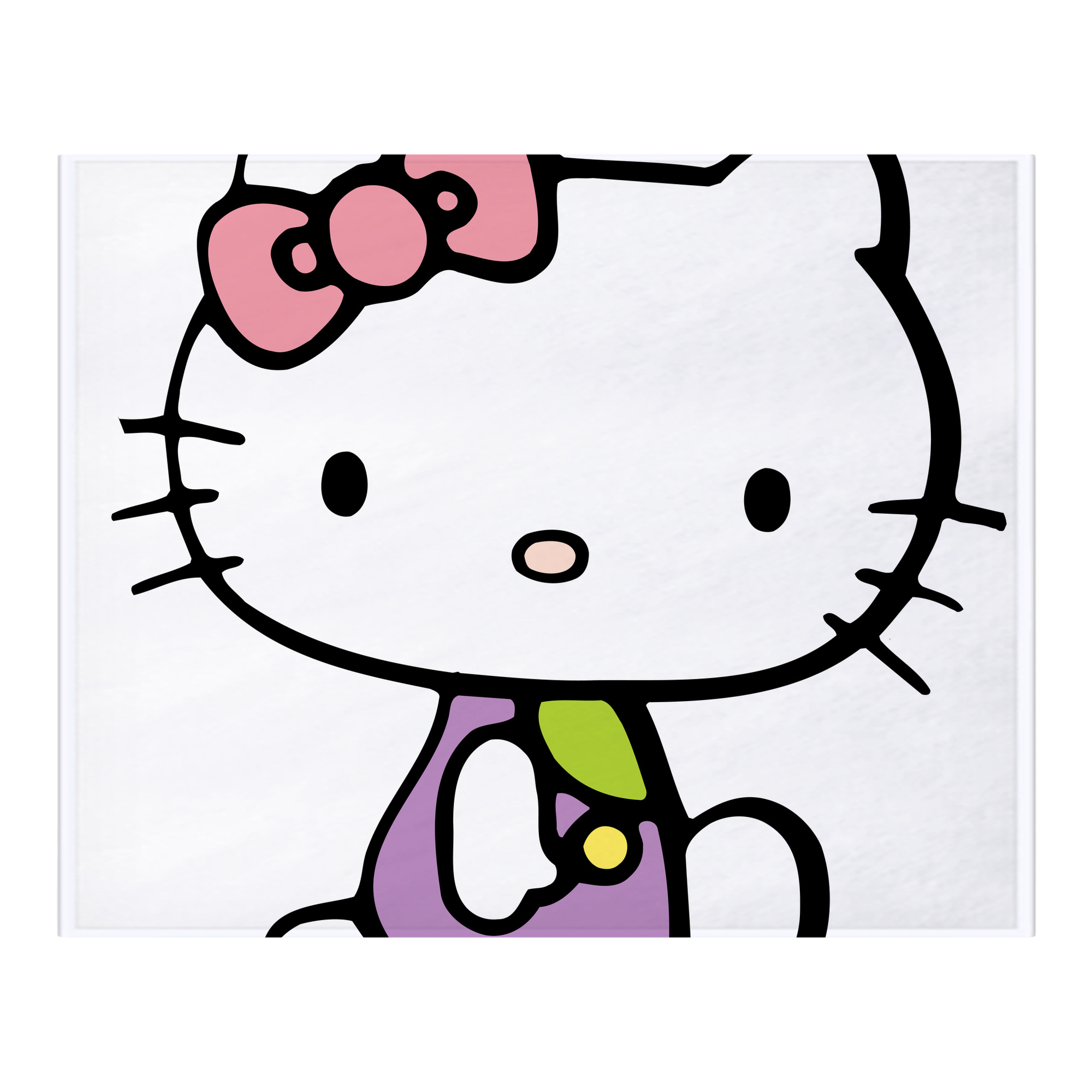 （画像用） Hello Kitty ハローキティ フランネルブランケット・多サイズ対応（横型）