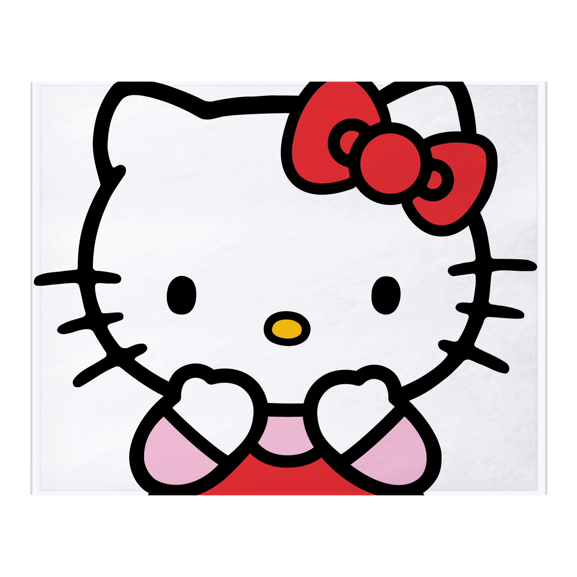 （画像用） Hello Kitty ハローキティ フランネルブランケット・多サイズ対応（横型）