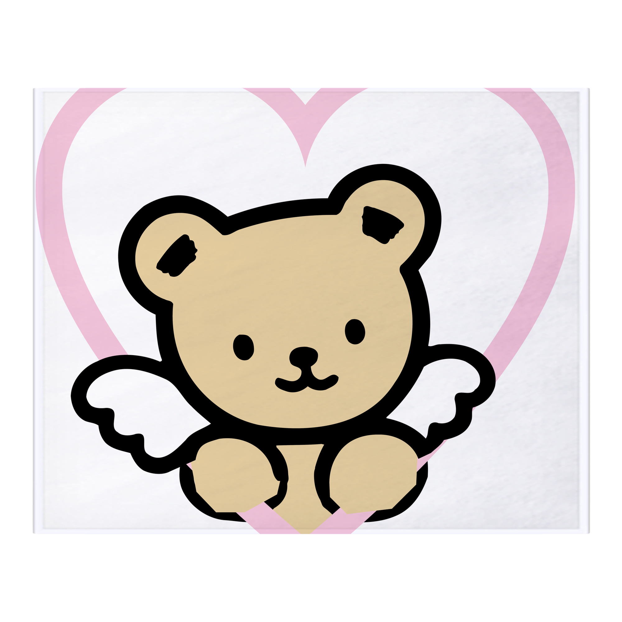 （画像用） Hello Kitty ハローキティ フランネルブランケット・多サイズ対応（横型）