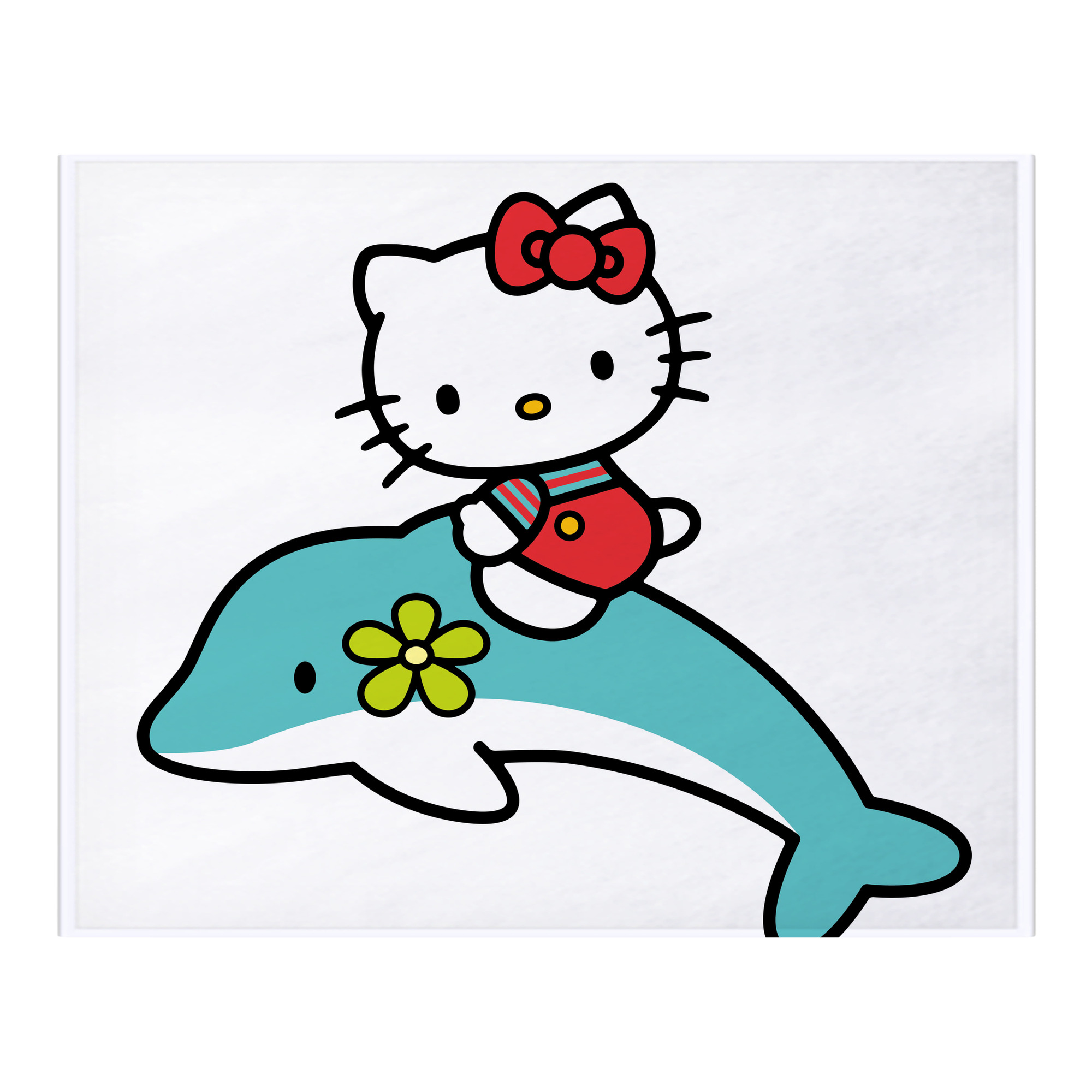 （画像用） Hello Kitty ハローキティ フランネルブランケット・多サイズ対応（横型）