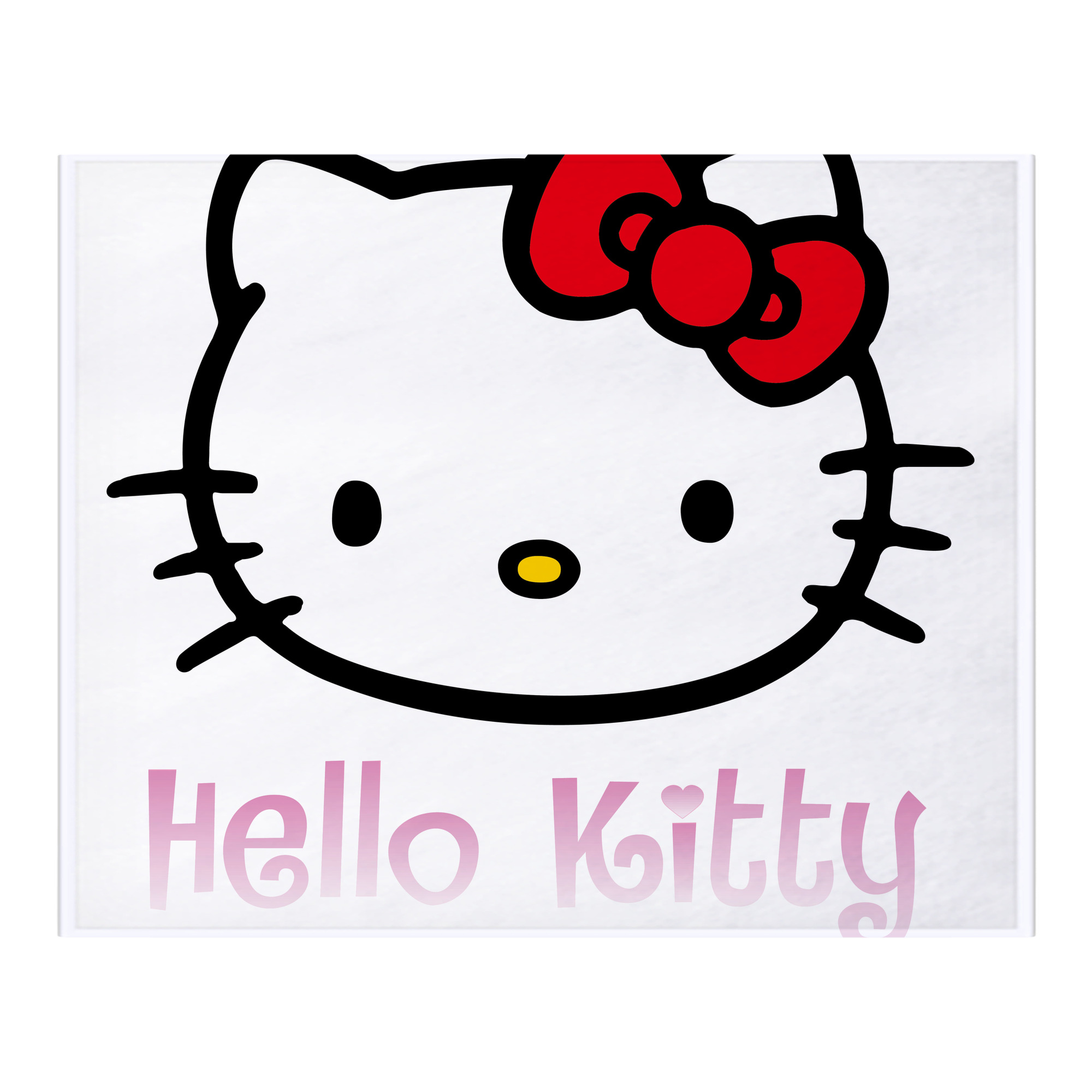 （画像用） Hello Kitty ハローキティ フランネルブランケット・多サイズ対応（横型）