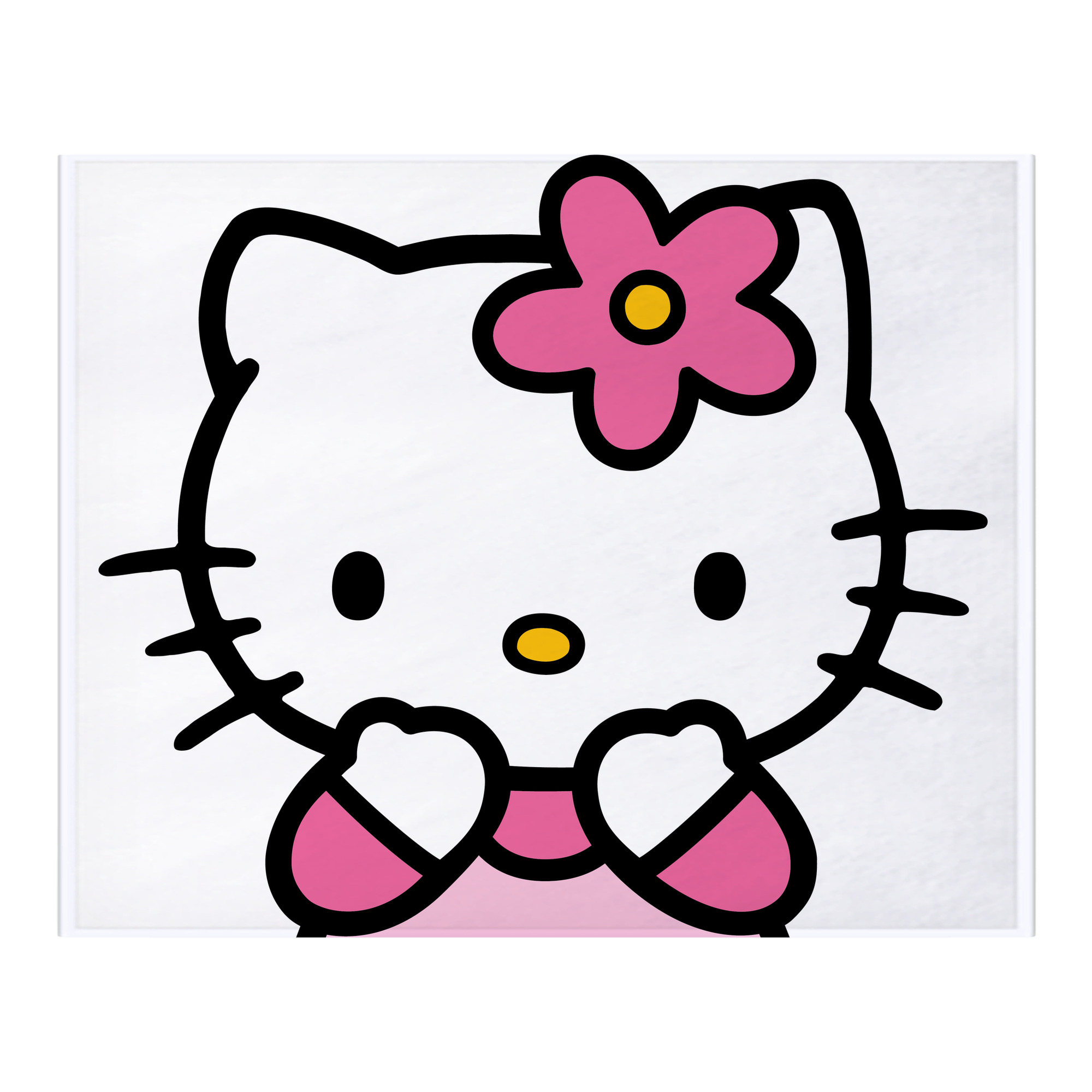 （画像用） Hello Kitty ハローキティ フランネルブランケット・多サイズ対応（横型）
