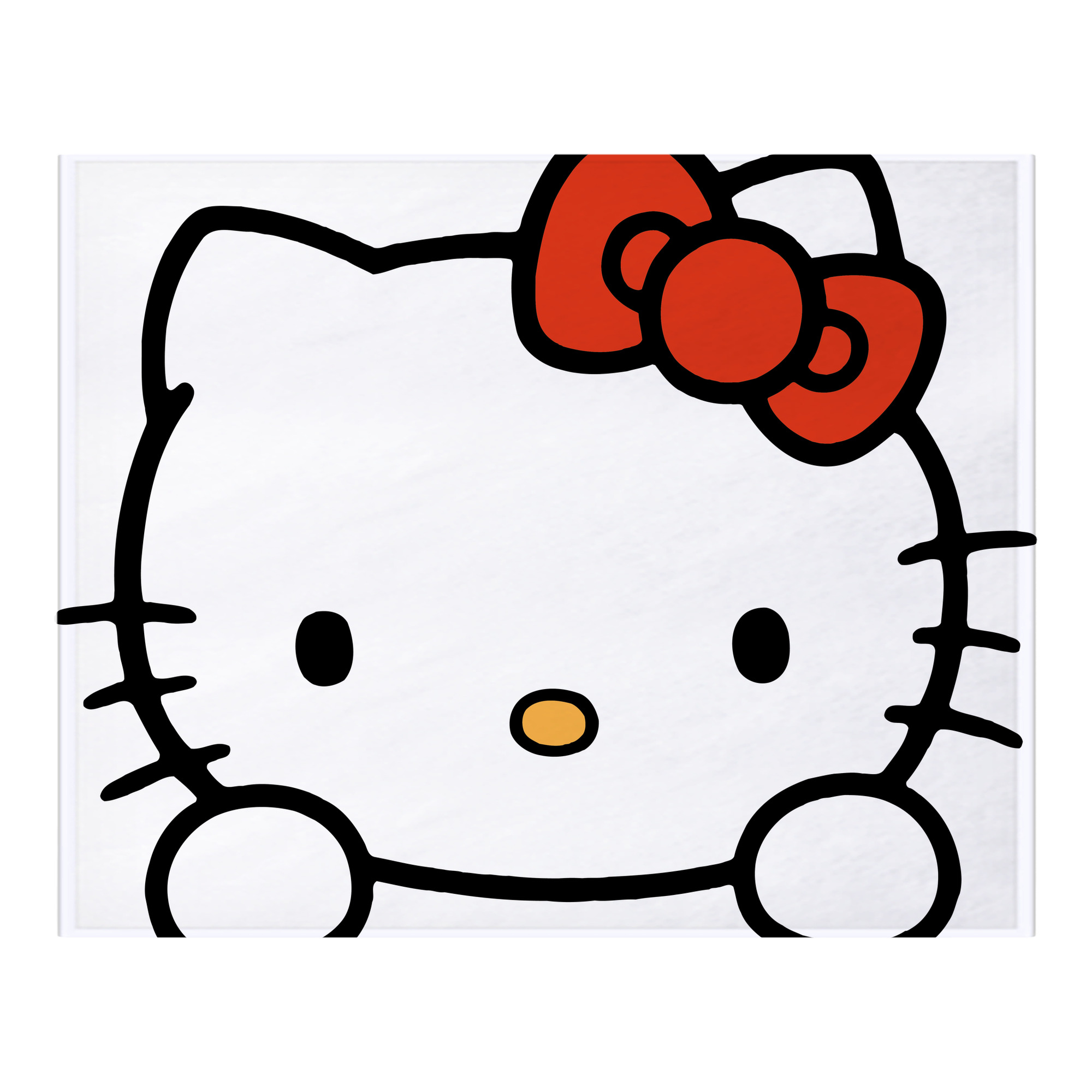 （画像用） Hello Kitty ハローキティ フランネルブランケット・多サイズ対応（横型）