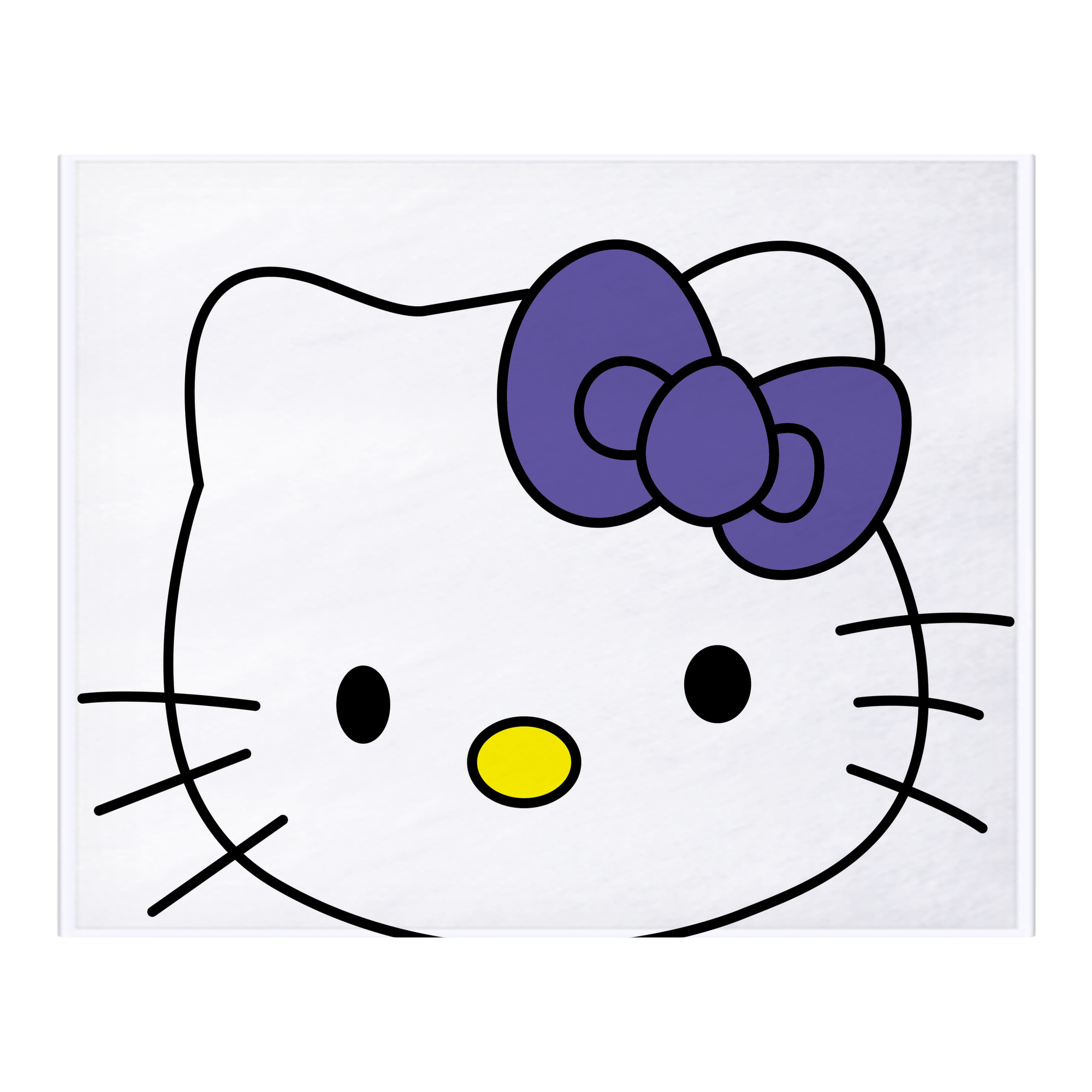 （画像用） Hello Kitty ハローキティ フランネルブランケット・多サイズ対応（横型）