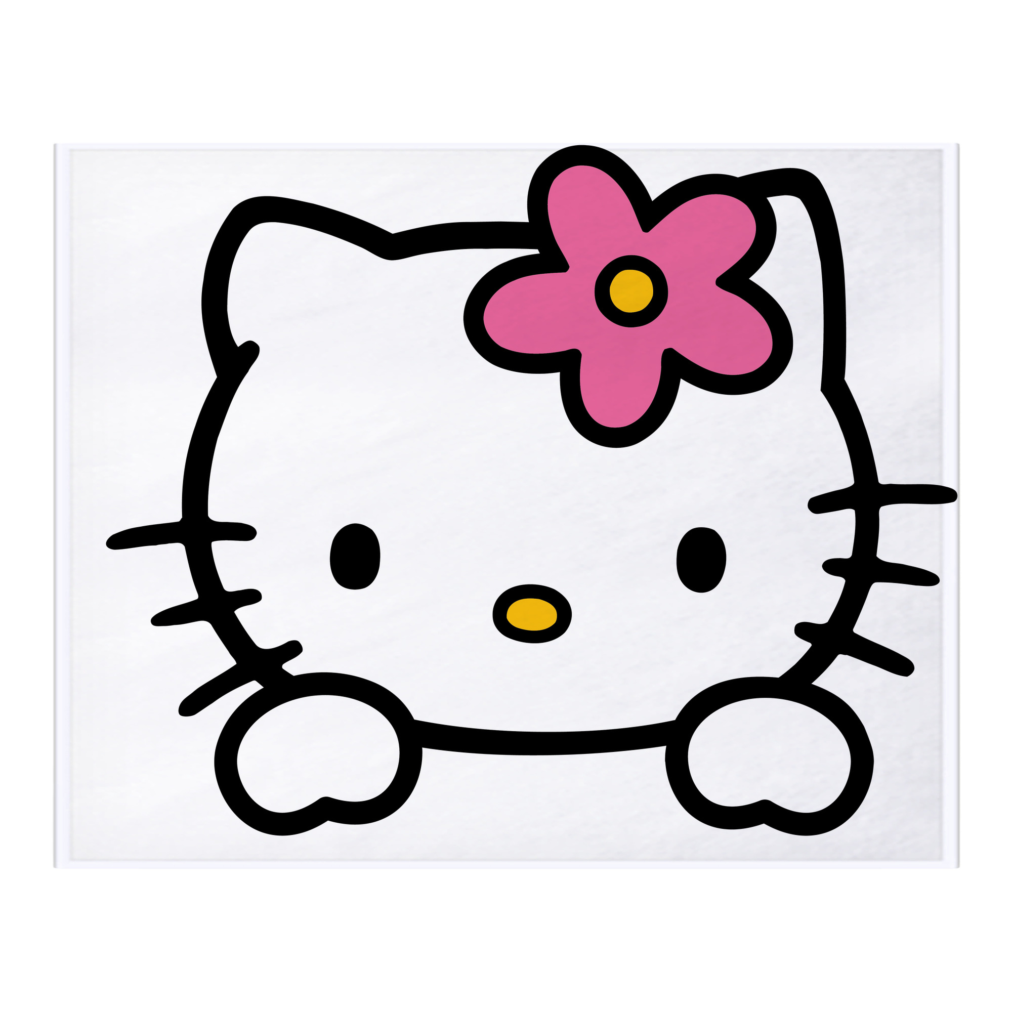 （画像用） Hello Kitty ハローキティ フランネルブランケット・多サイズ対応（横型）
