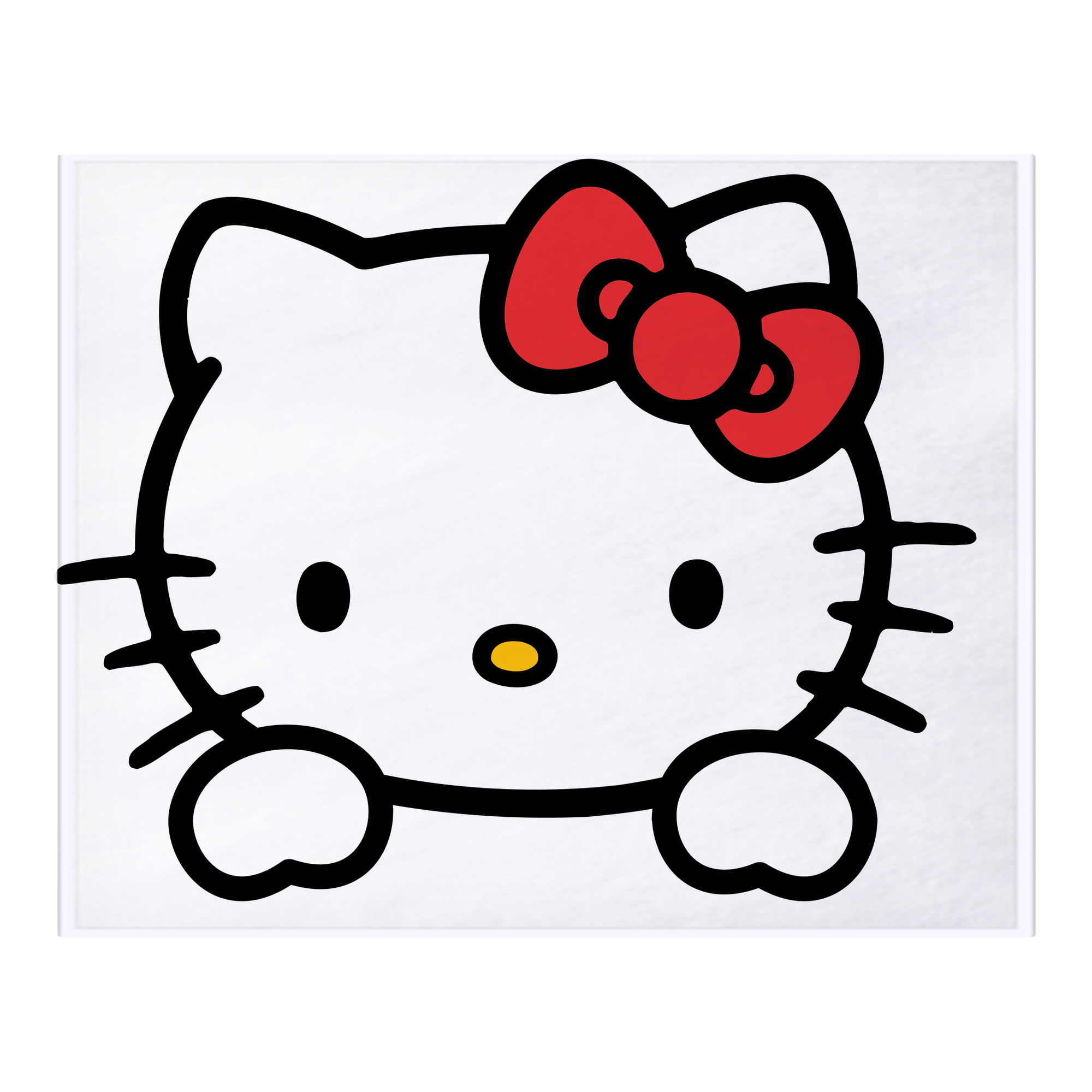 （画像用） Hello Kitty ハローキティ フランネルブランケット・多サイズ対応（横型）