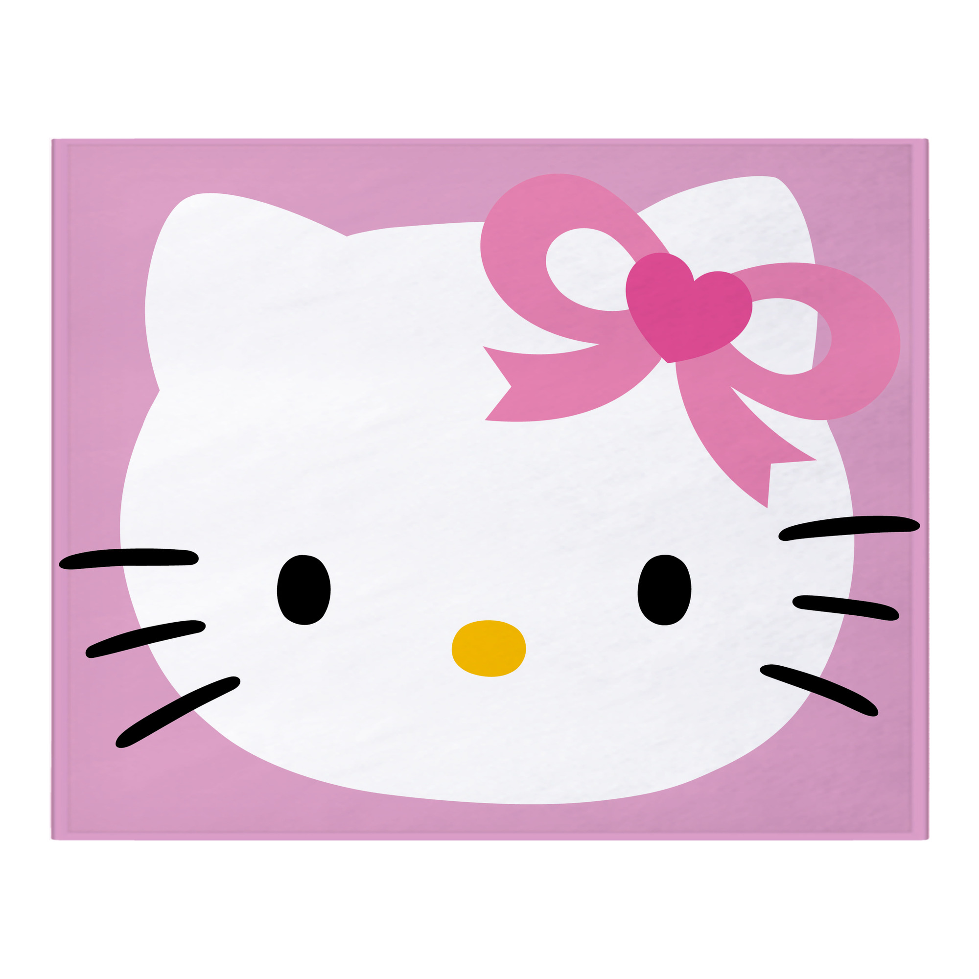 （画像用） Hello Kitty ハローキティ フランネルブランケット・多サイズ対応（横型）