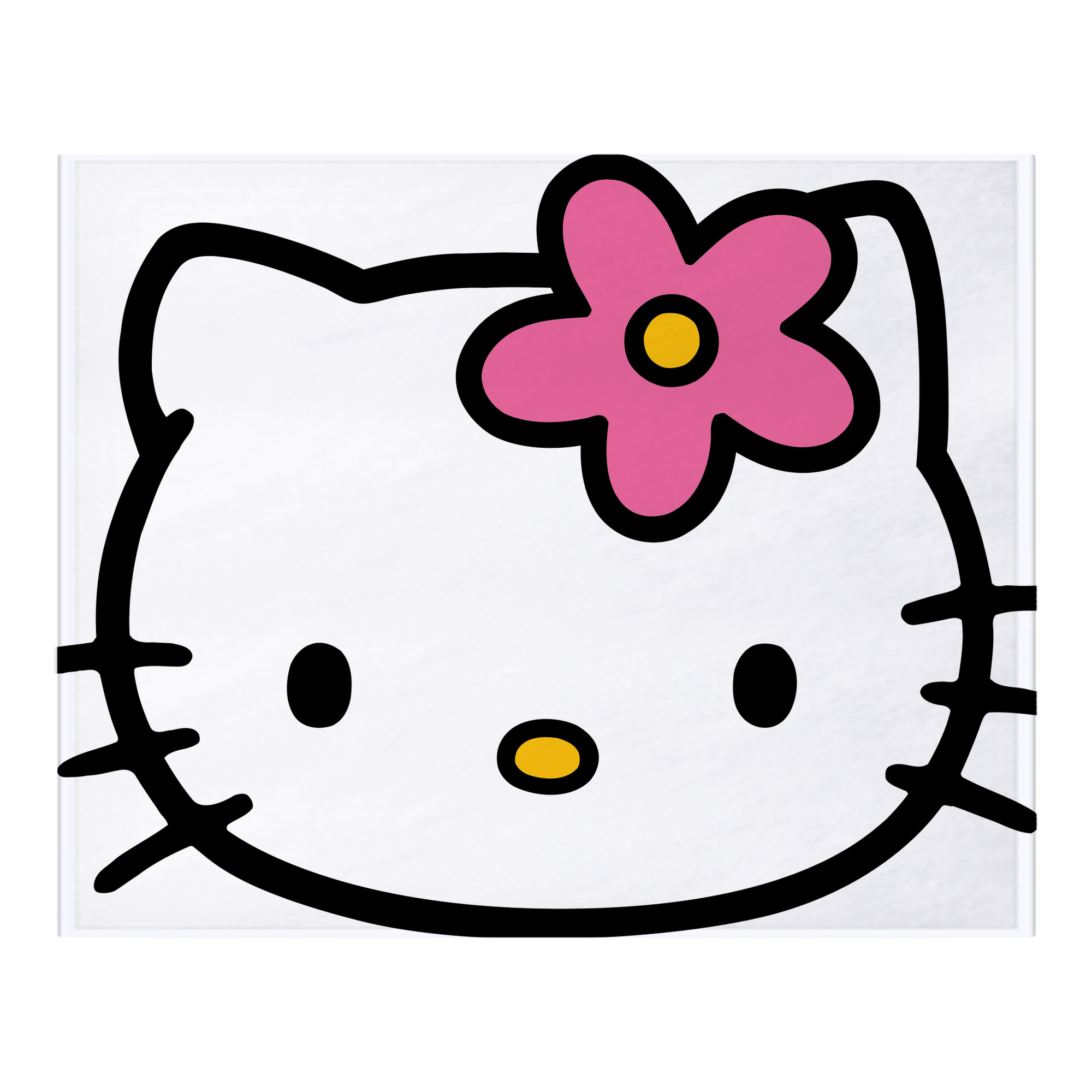 （画像用） Hello Kitty ハローキティ フランネルブランケット・多サイズ対応（横型）