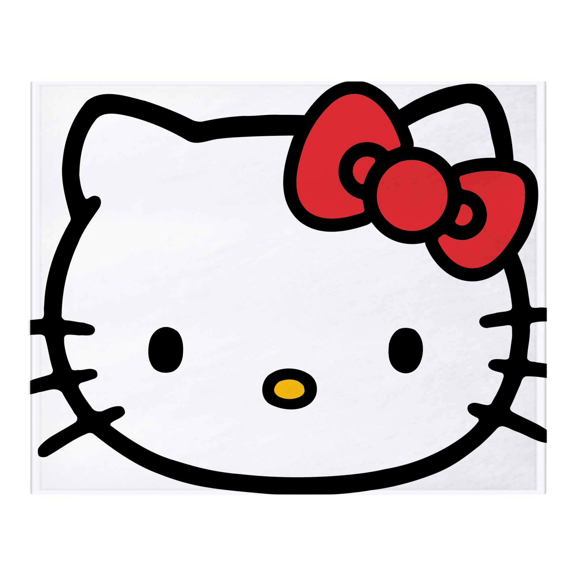 （画像用） Hello Kitty ハローキティ フランネルブランケット・多サイズ対応（横型）