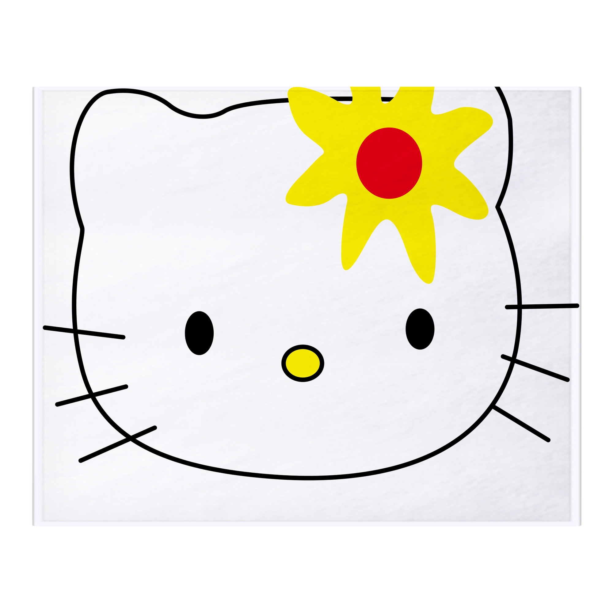 （画像用） Hello Kitty ハローキティ フランネルブランケット・多サイズ対応（横型）