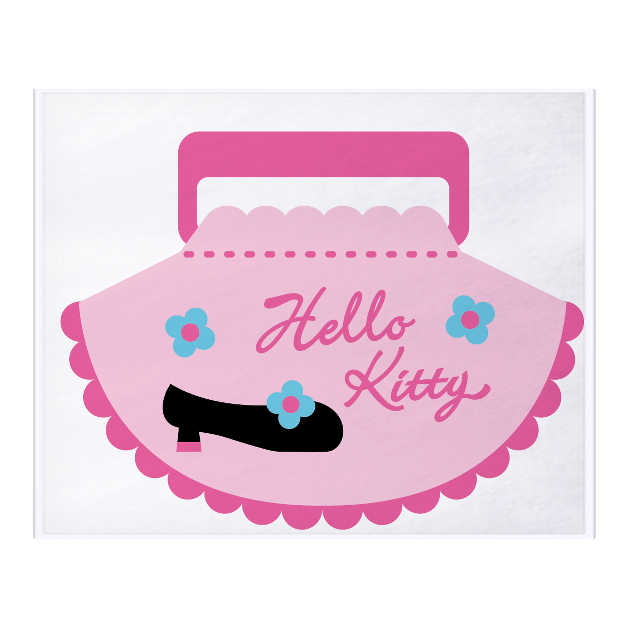 （画像用） Hello Kitty ハローキティ フランネルブランケット・多サイズ対応（横型）